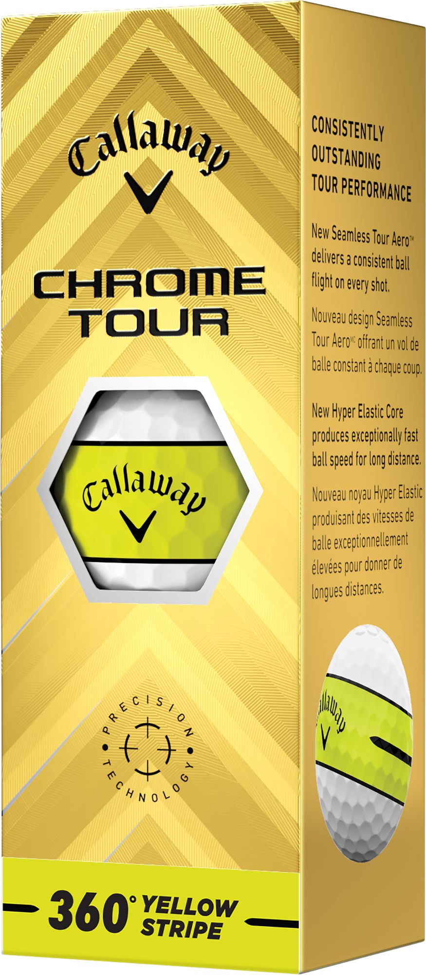 Callaway 2024 Chrome Tour 360 Stripe Golf Balls product image