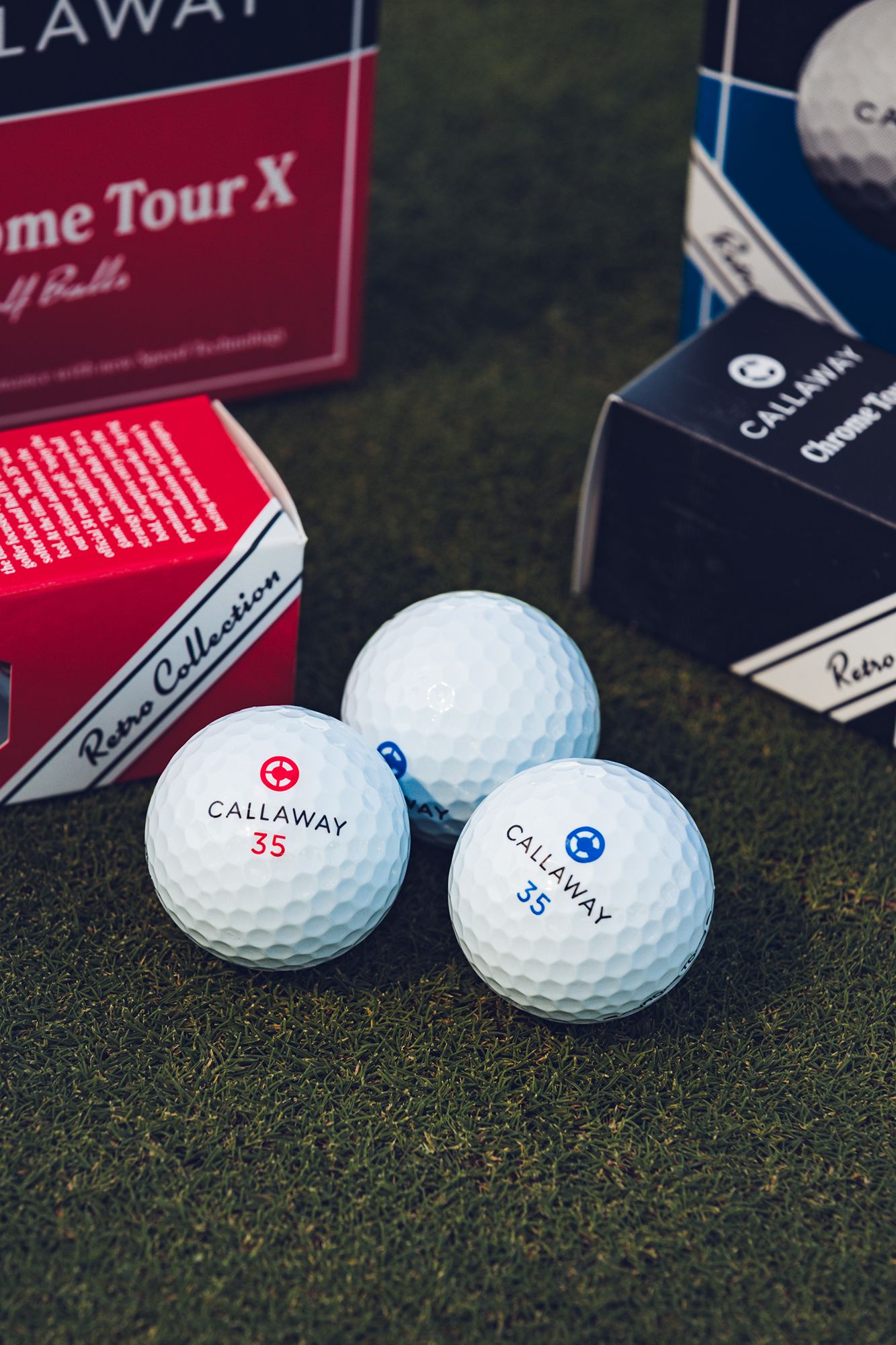 Callaway 2026 Chrome Tour Retro Collection Golf Balls product image
