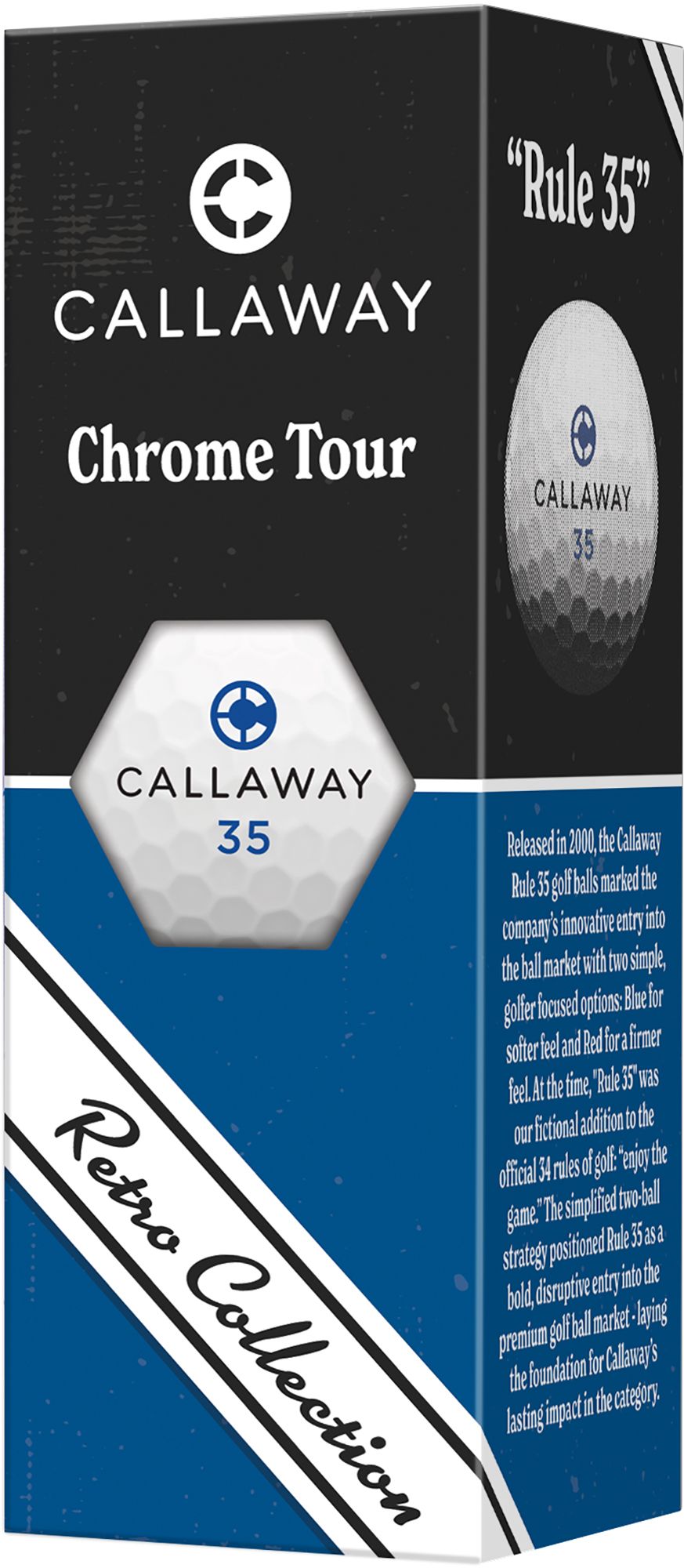 Callaway 2026 Chrome Tour Retro Collection Golf Balls product image