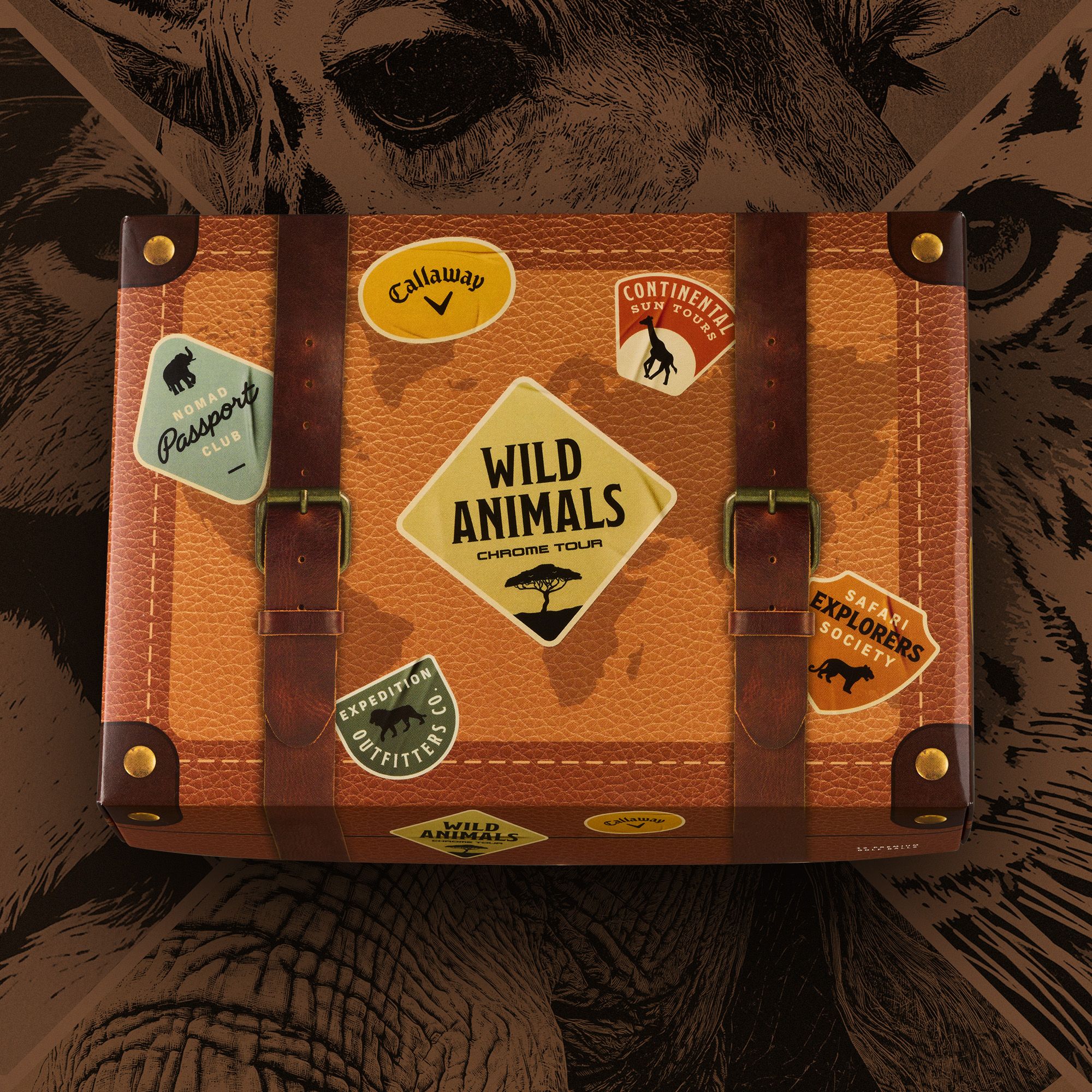 Callaway 2026 Chrome Tour Wild Animals Golf Balls product image