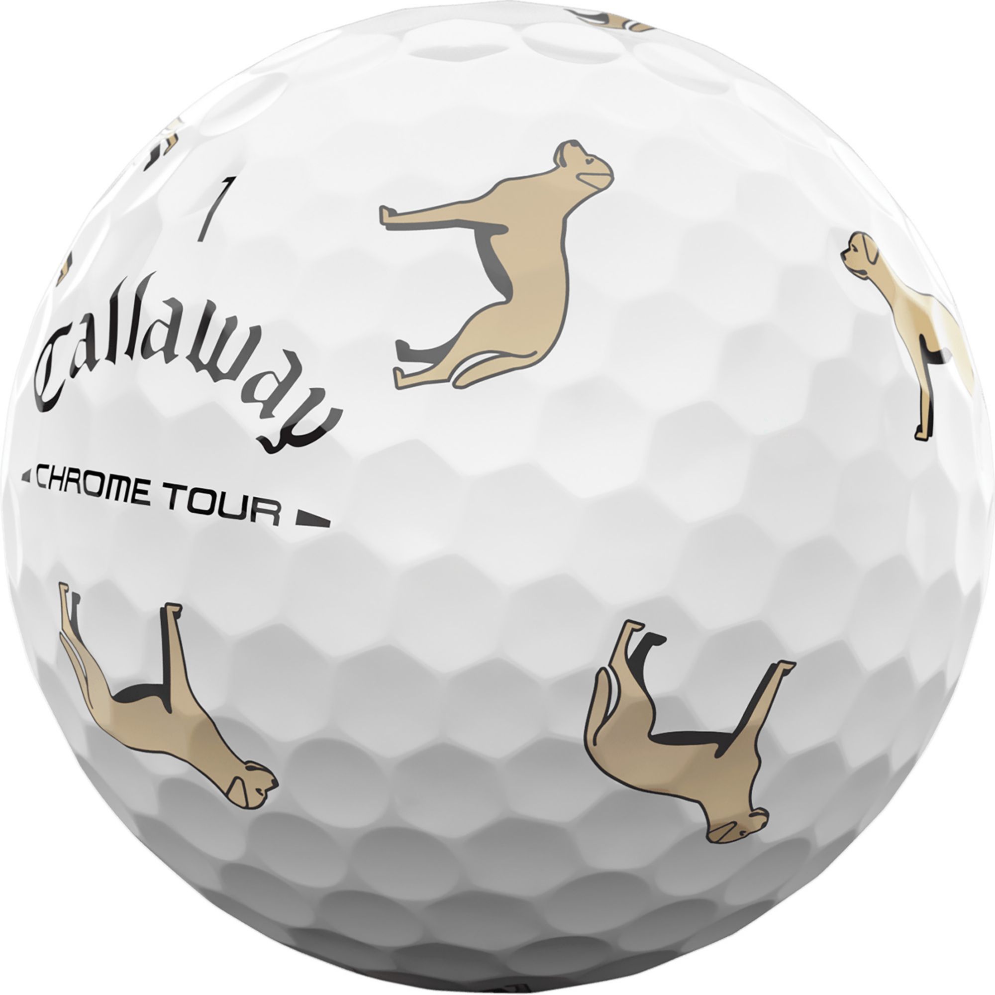 Callaway Chrome Tour Yellow Lab Golf Balls product image