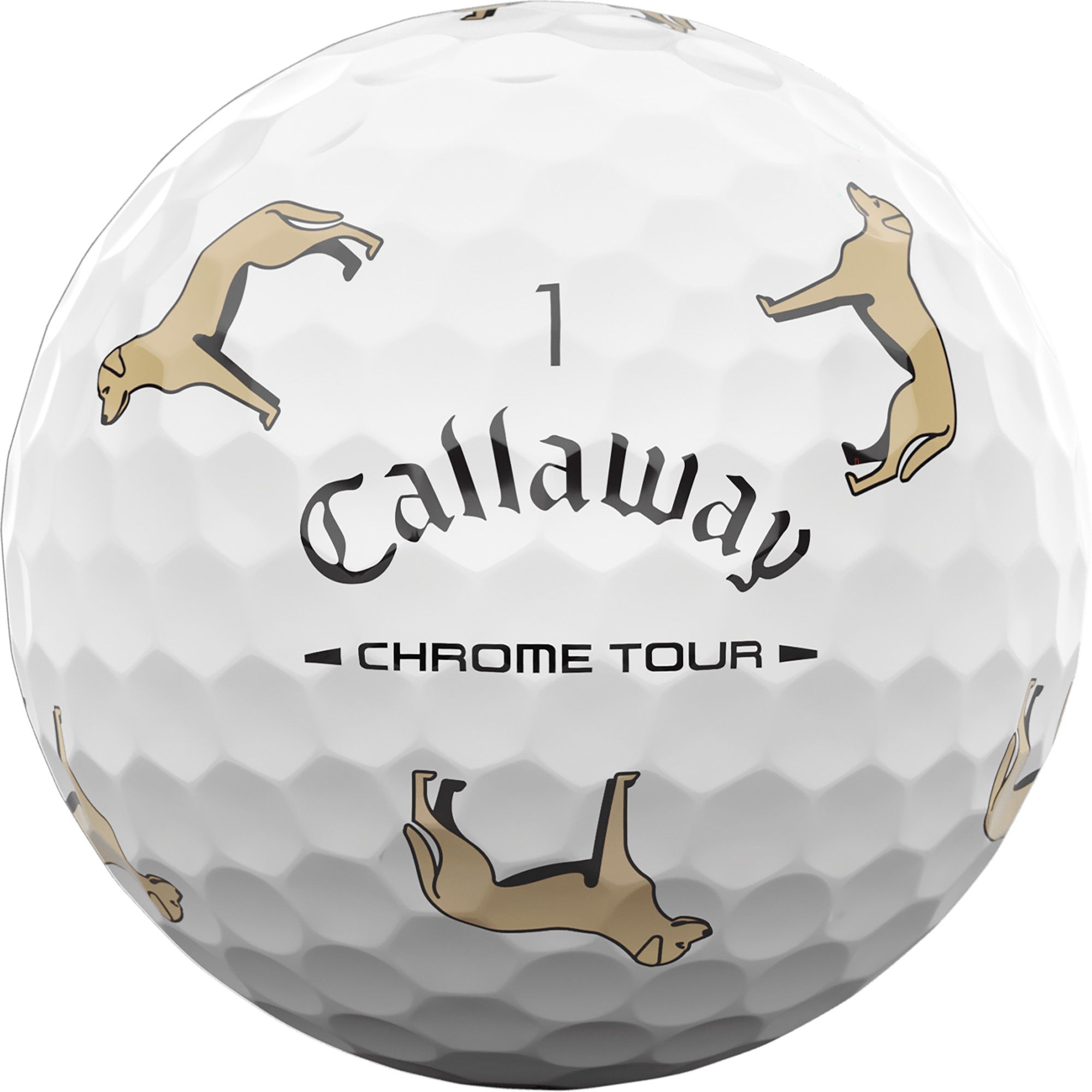 Callaway Chrome Tour Yellow Lab Golf Balls product image
