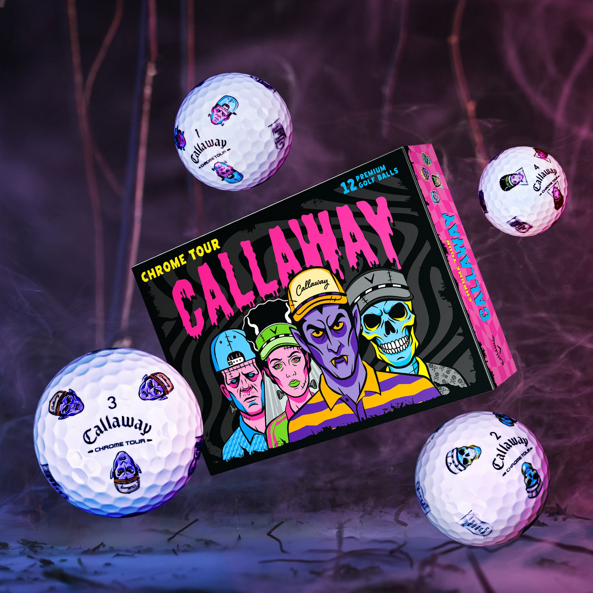 Callaway 2026 Chrome Tour Halloween Golf Balls product image