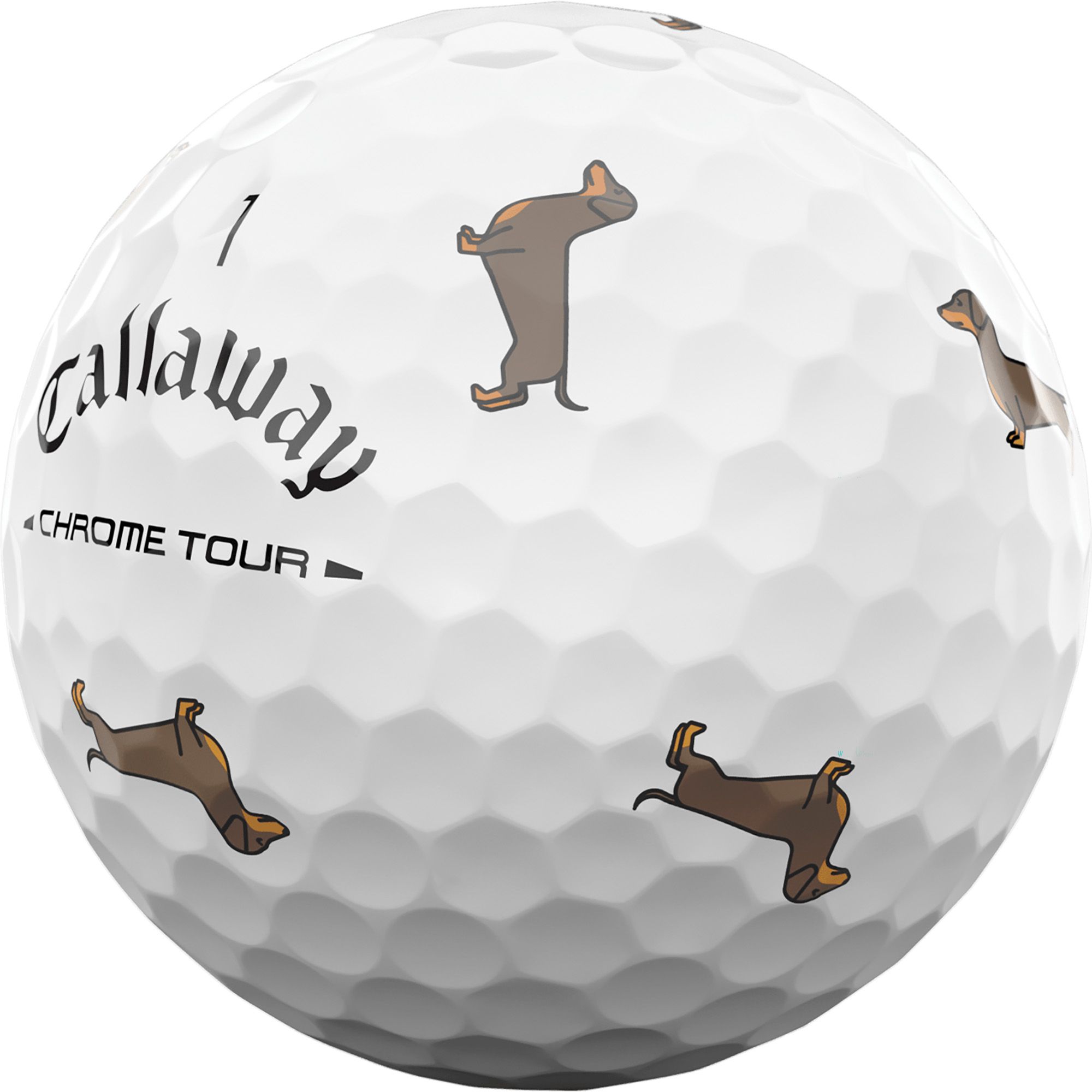 Callaway Chrome Tour Dachshund Golf Balls product image