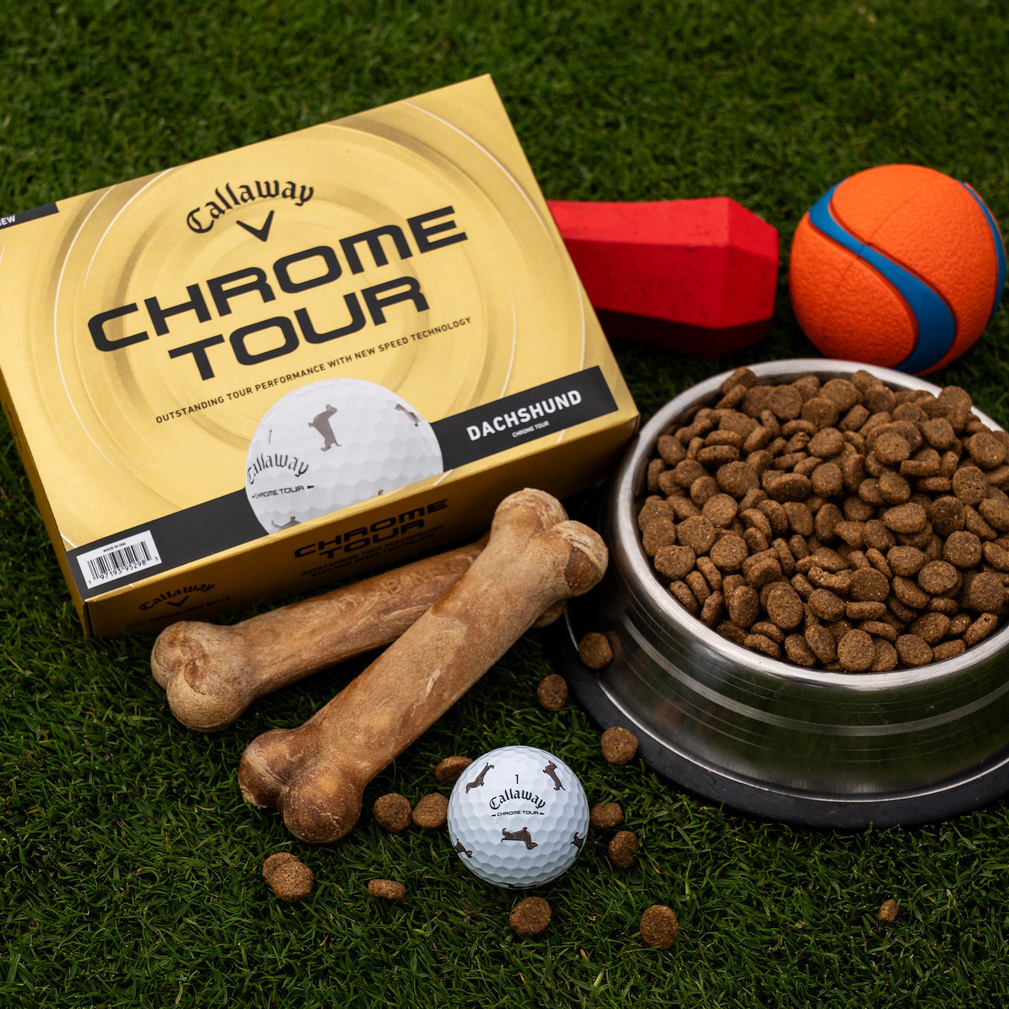 Callaway Chrome Tour Dachshund Golf Balls product image