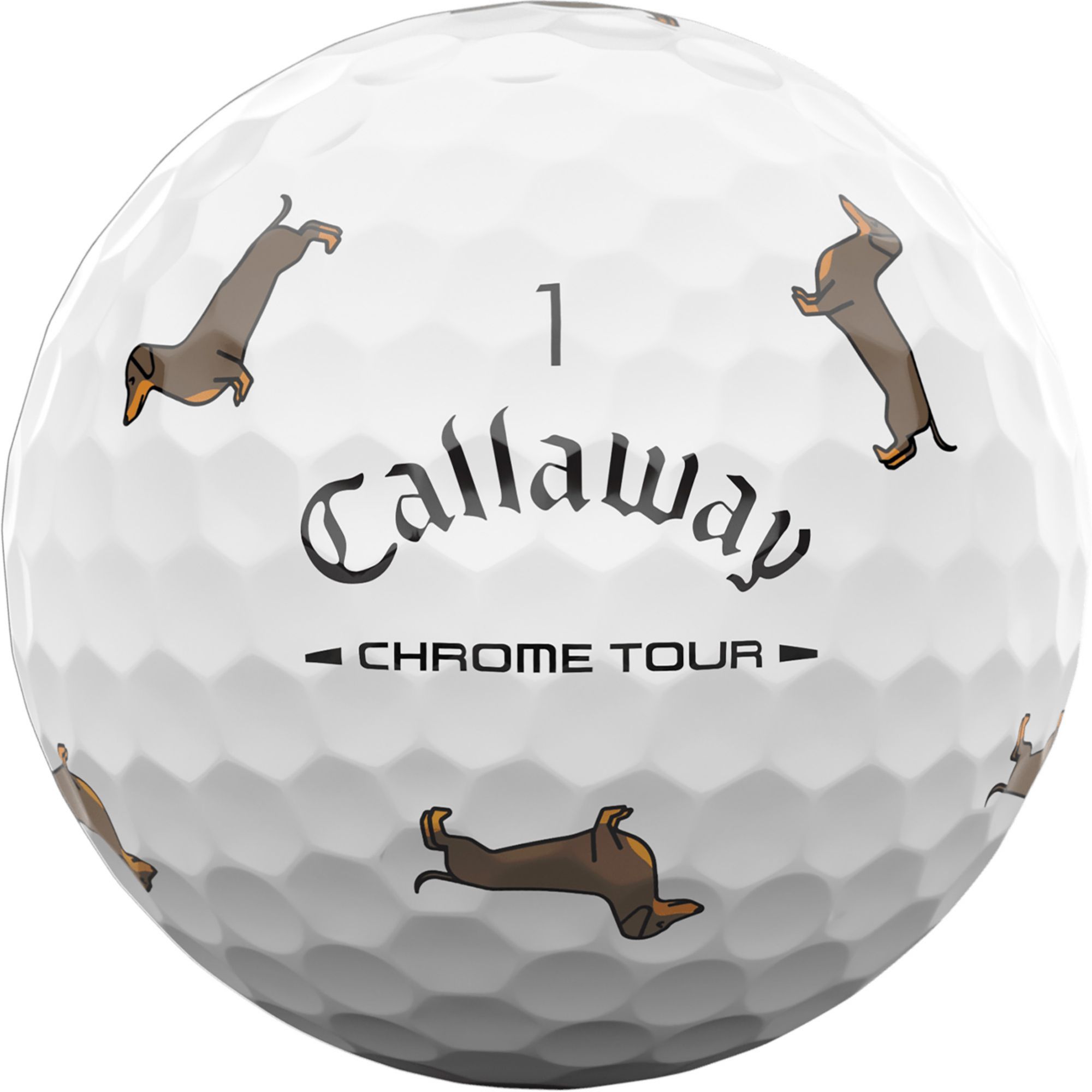 Callaway Chrome Tour Dachshund Golf Balls product image