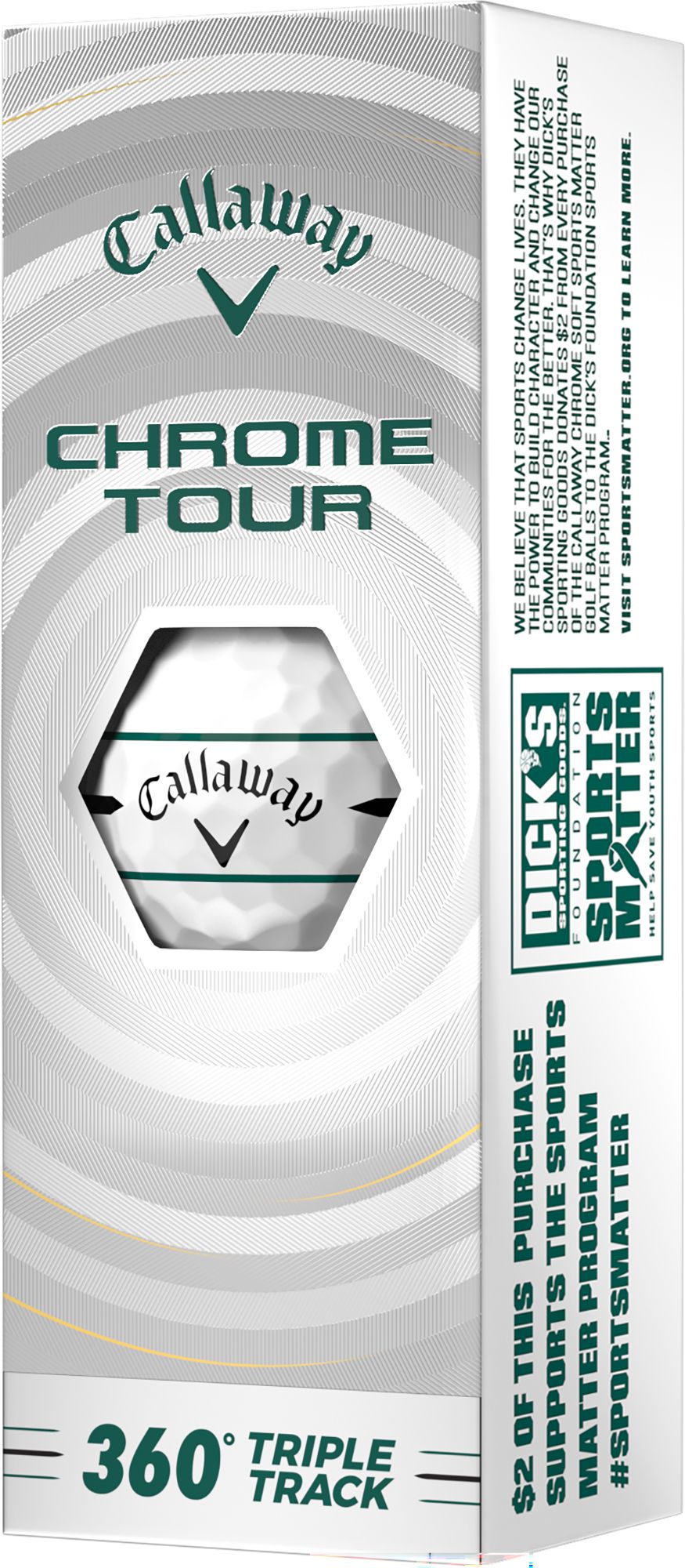 Callaway 2026 Chrome Tour 360 Triple Track Sports Matter Golf Balls product image