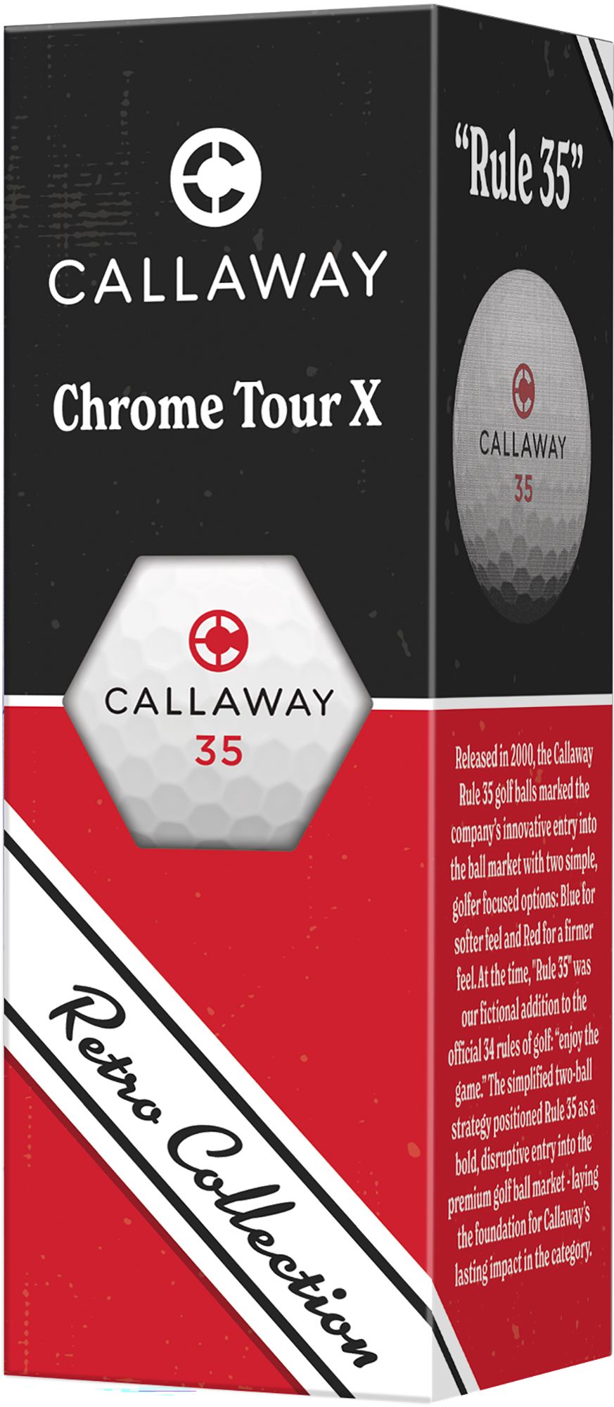 Callaway 2026 Chrome Tour X Retro Collection Golf Balls product image