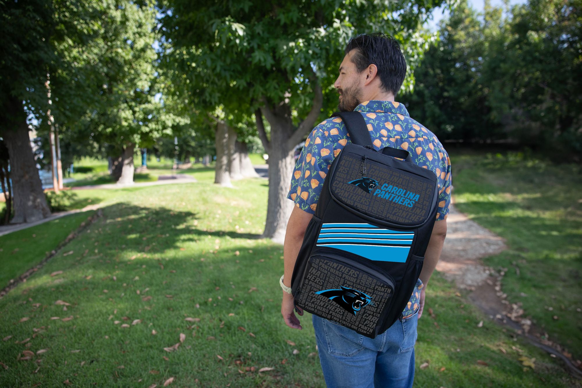 Picnic Time Carolina Panthers LG Backpack Cooler product image