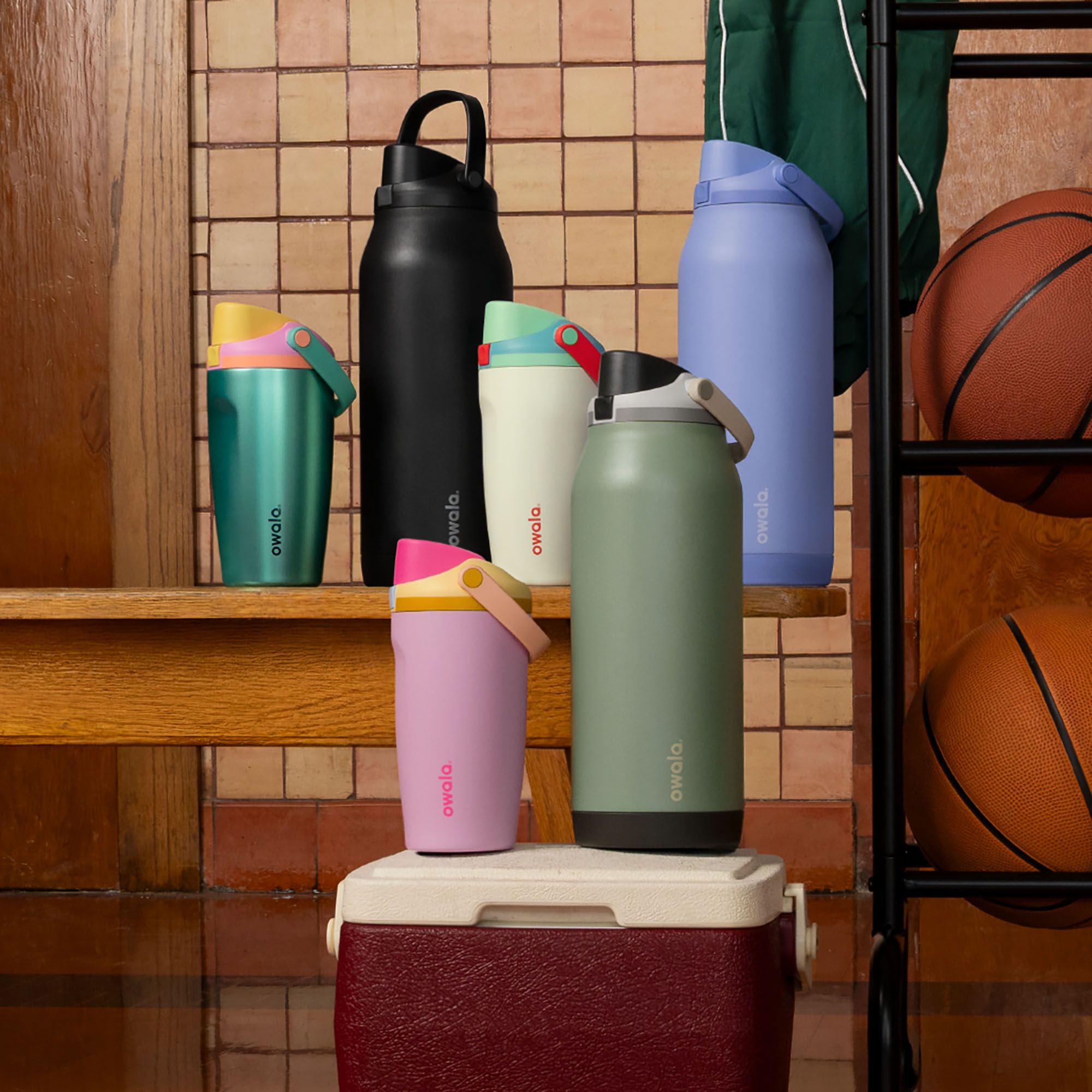 Owala 64 oz. FreeSip Sway Stainless Steel Water Bottle product image