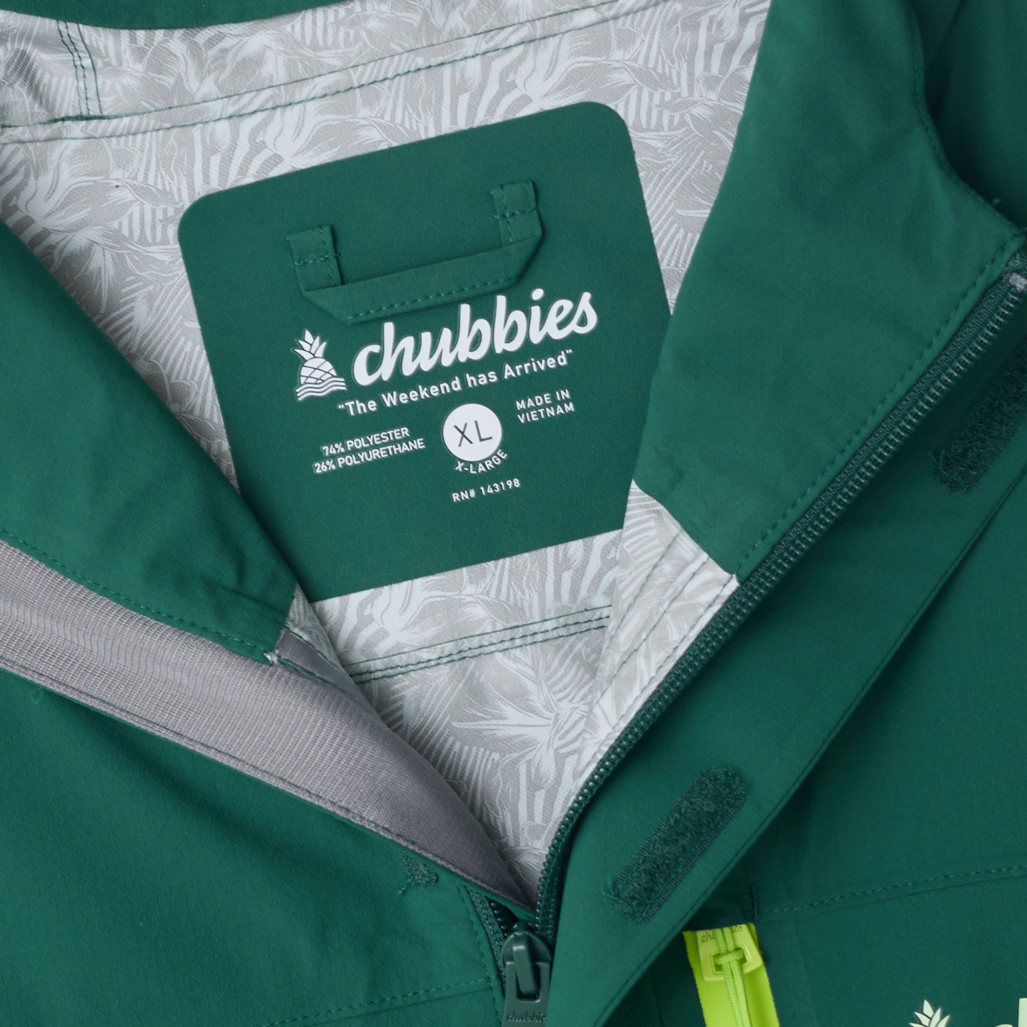 Chubbies Men's Rain Jacket product image