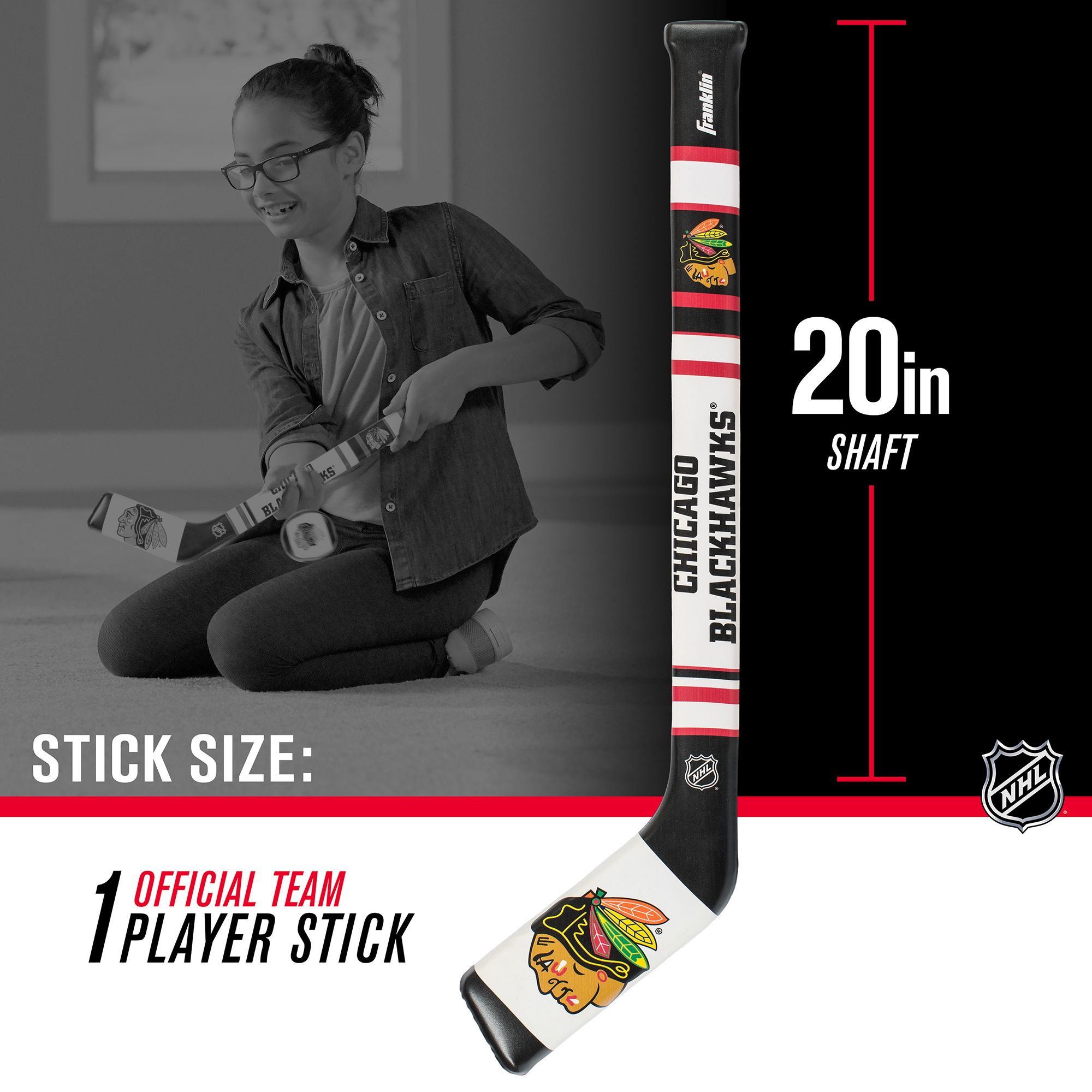 Franklin Chicago Blackhawks Mini Hockey Set product image
