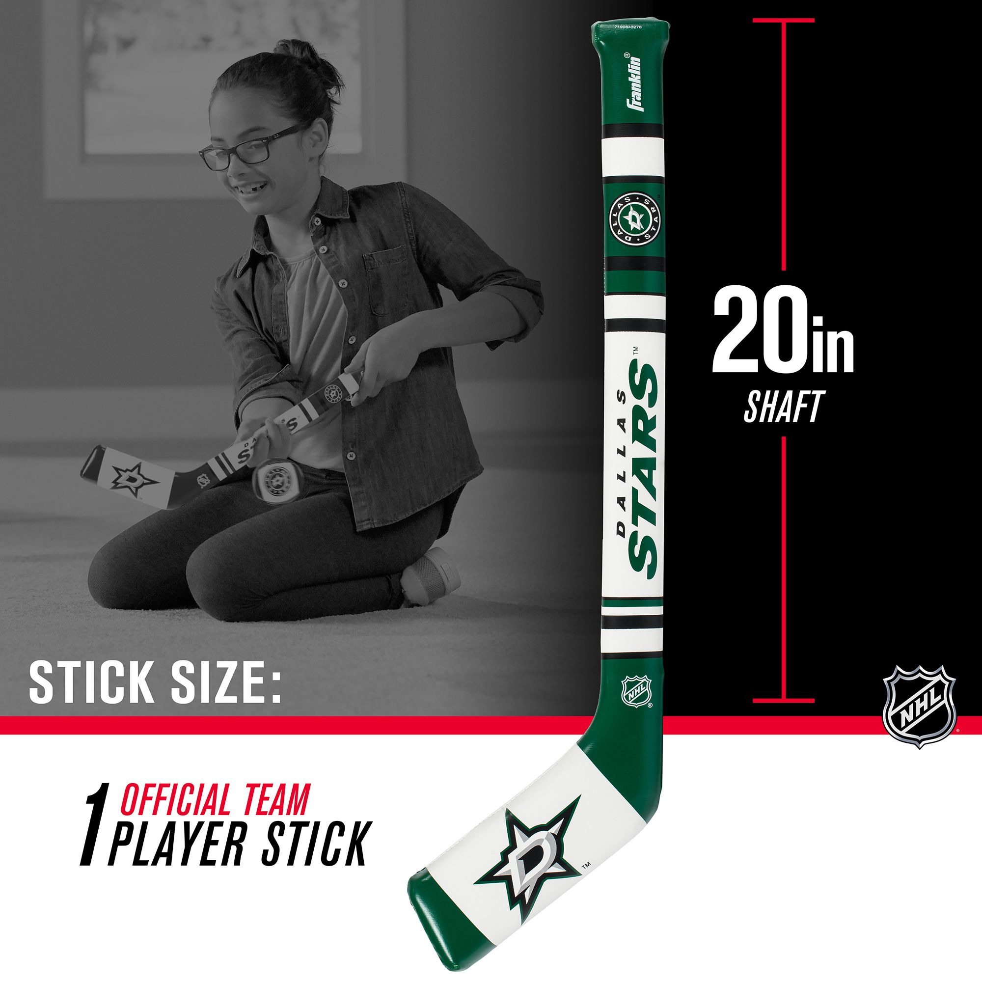 Franklin Dallas Stars Mini Hockey Set product image