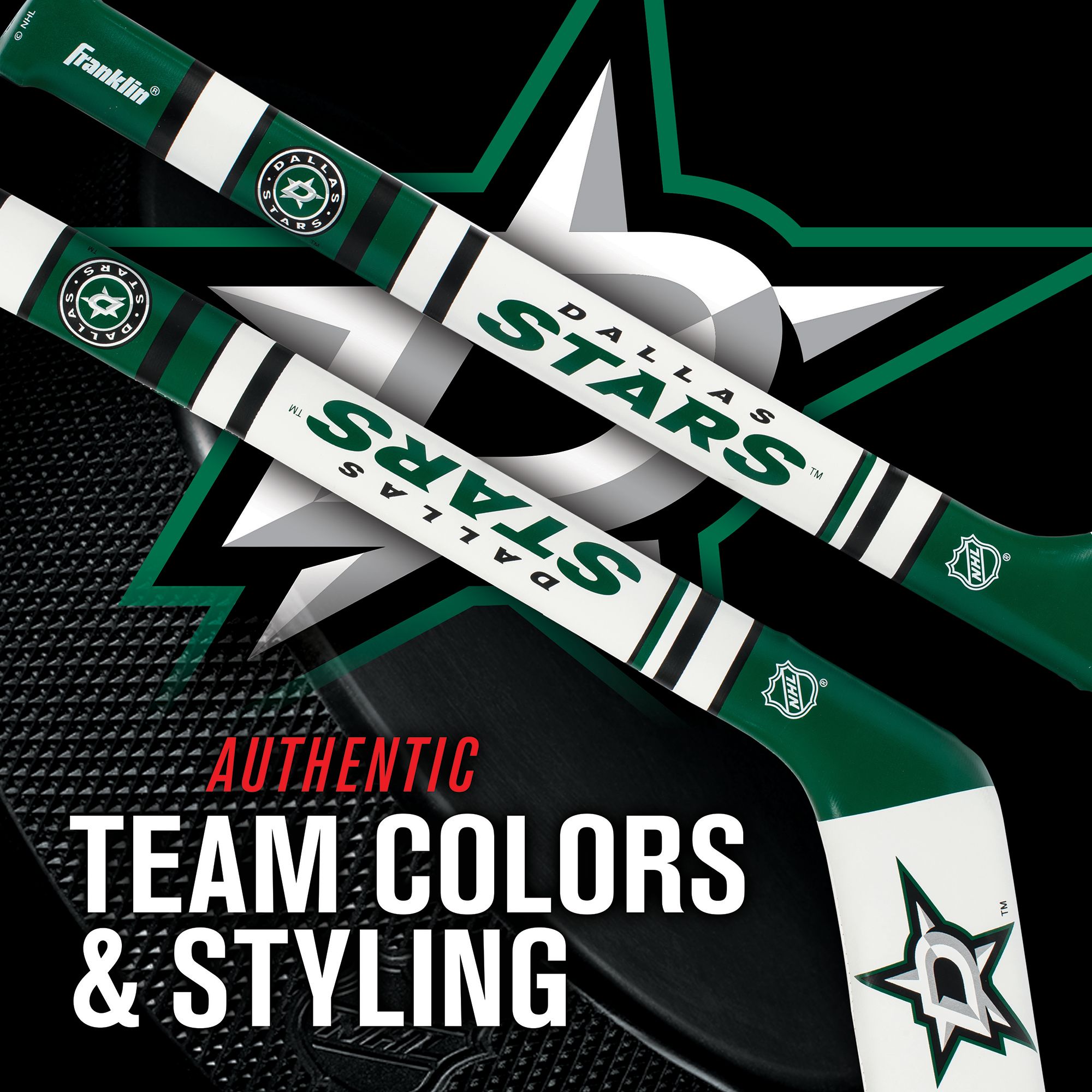 Franklin Dallas Stars Mini Hockey Set product image