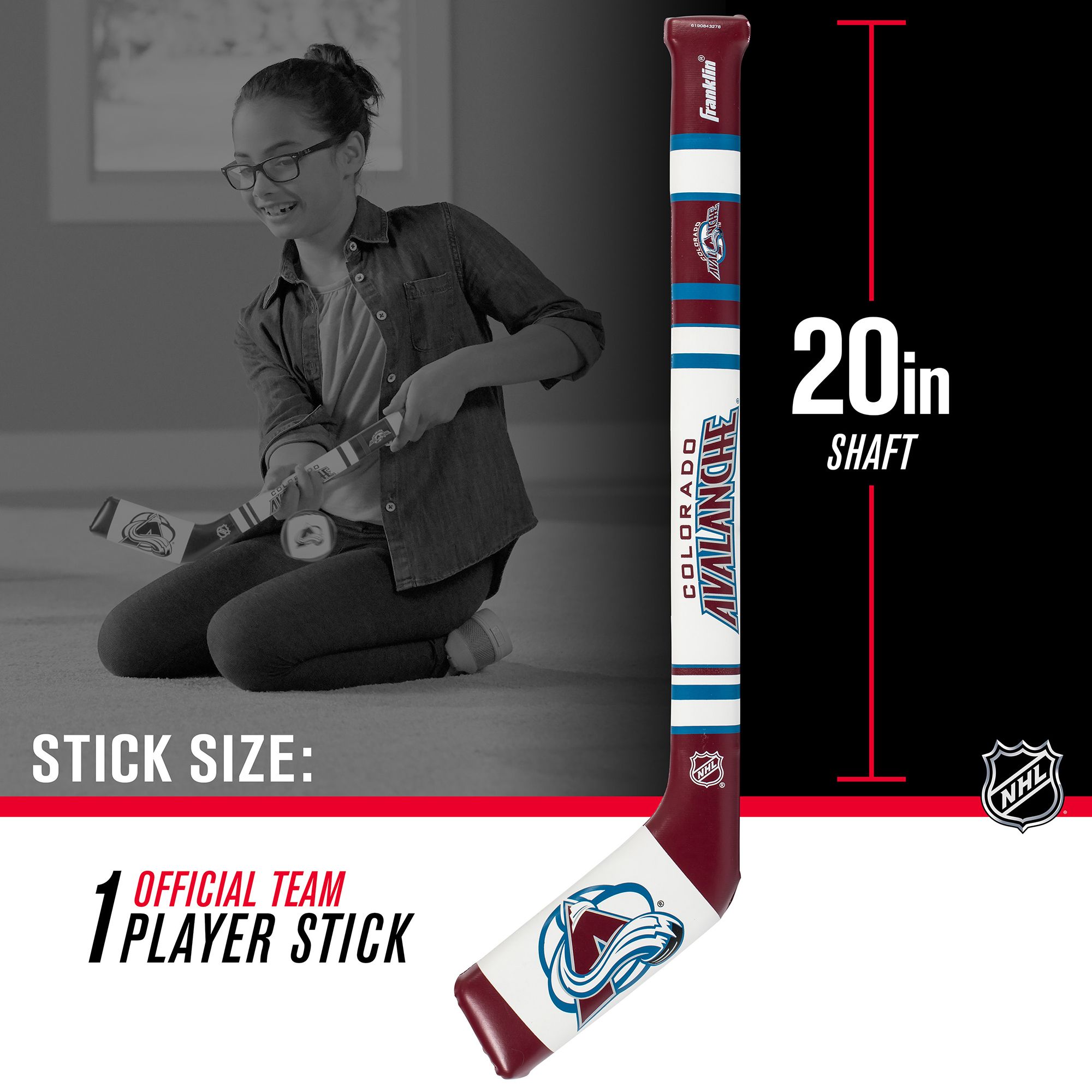 Franklin Colorado Avalanche Mini Hockey Set product image
