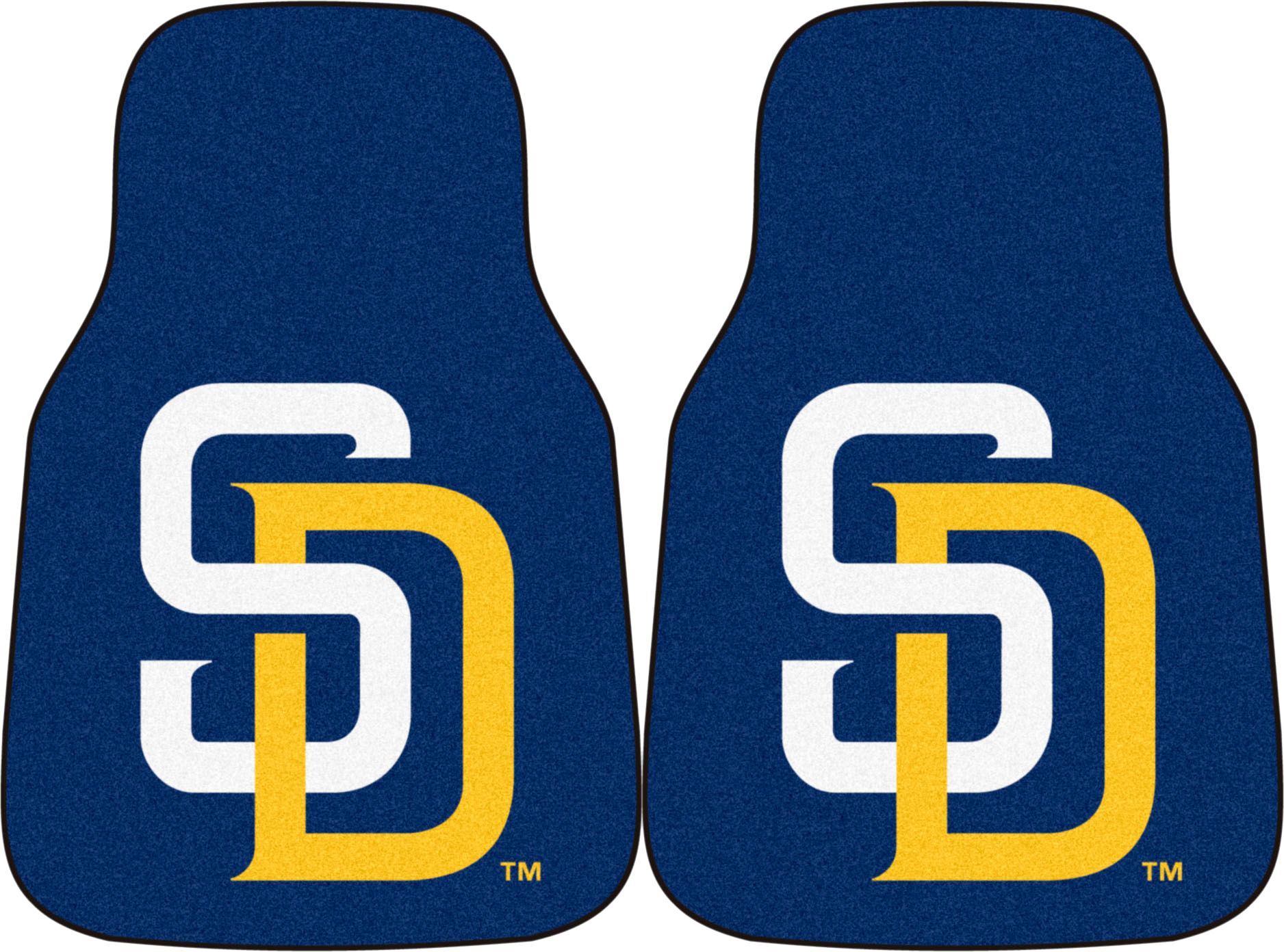 San Diego Padres Printed Car Mats 2-Pack product image