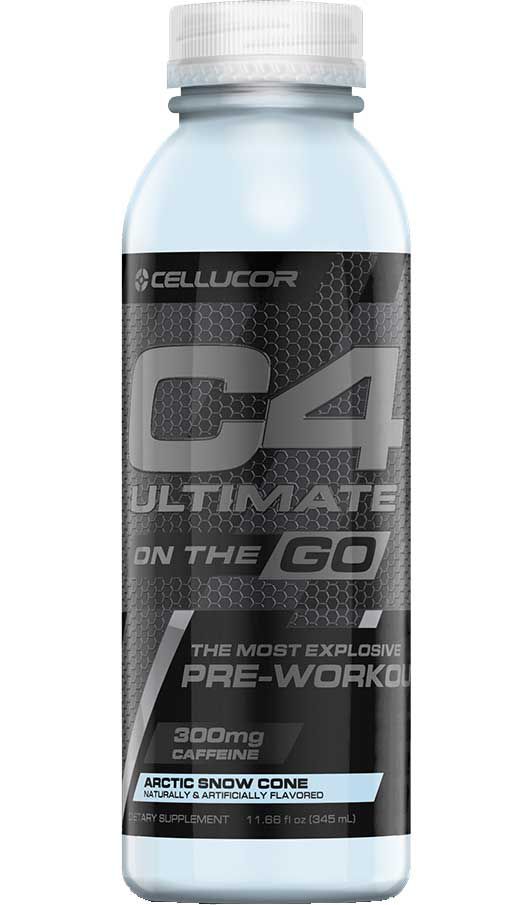 Cellucor C4 On The Go Pre-Workout Drink Snow Cone 12-Pack product image