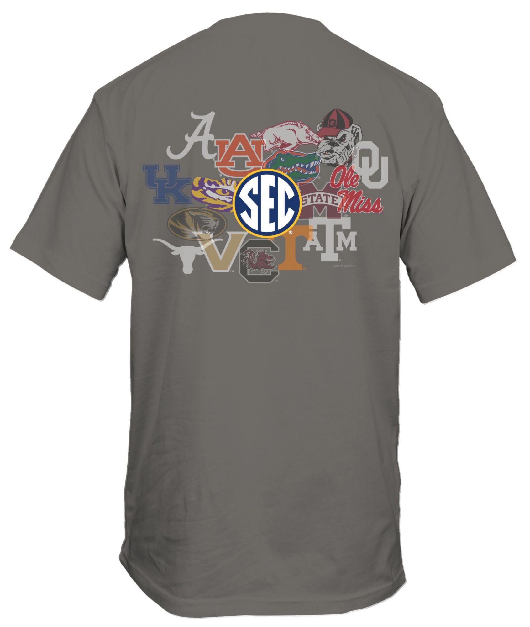 New World Graphics Men's SEC Grey Fade T-Shirt product image