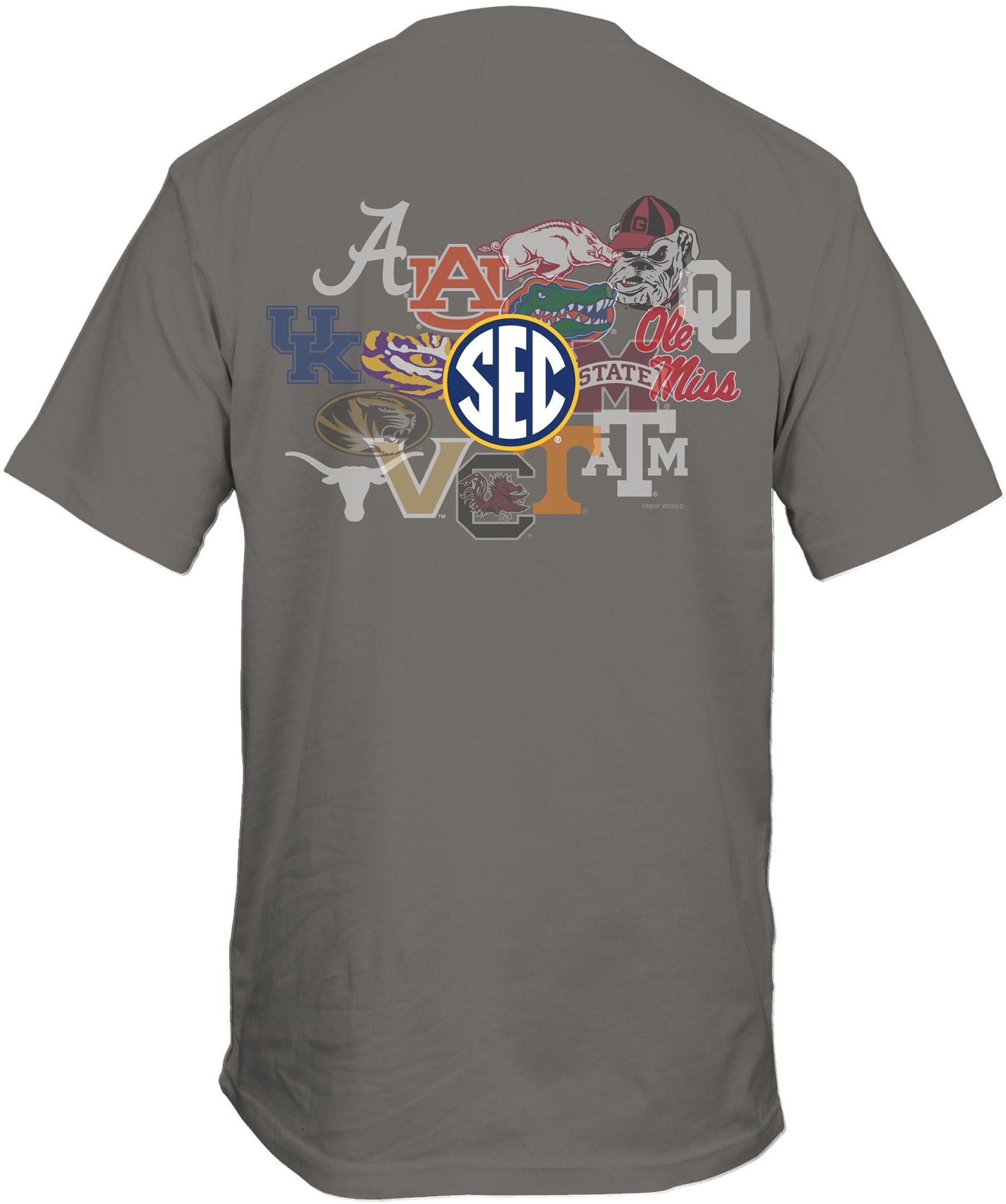 New World Graphics Youth NCAA Grey Special Collection Faded Short Sleeve T-Shirt product image