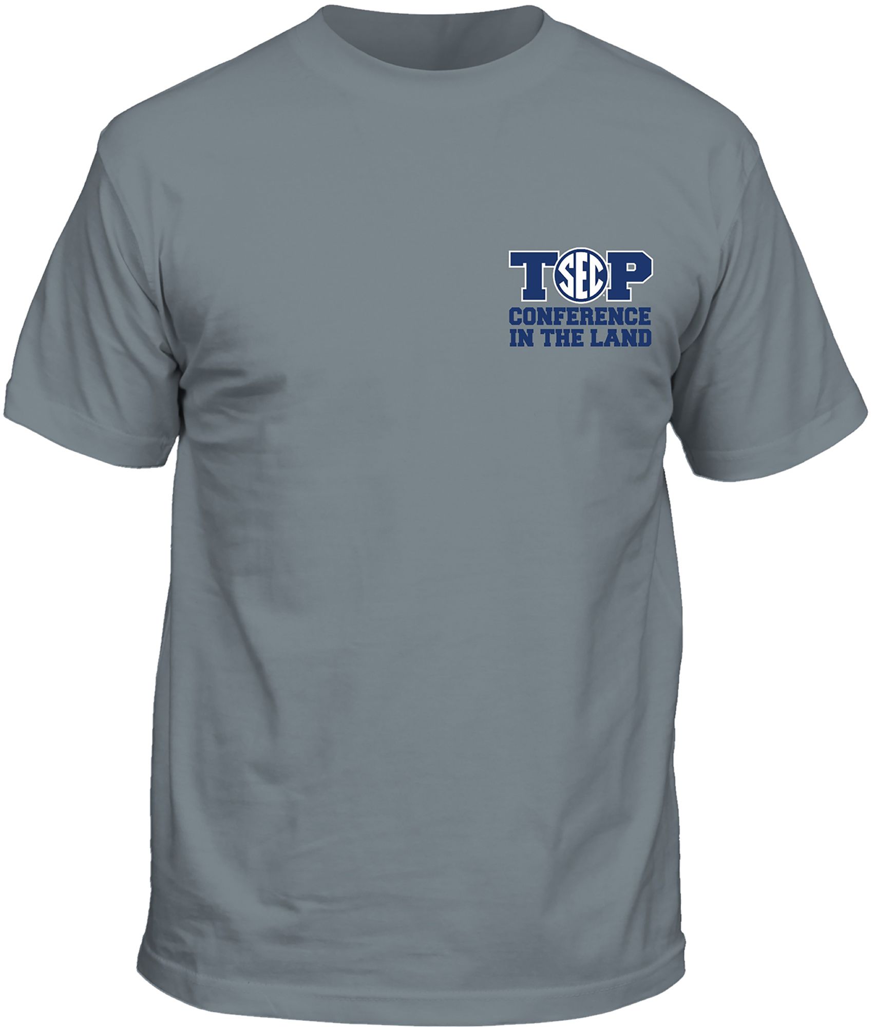 New World Graphics Adult Grey SEC Football Helmets T-Shirt product image