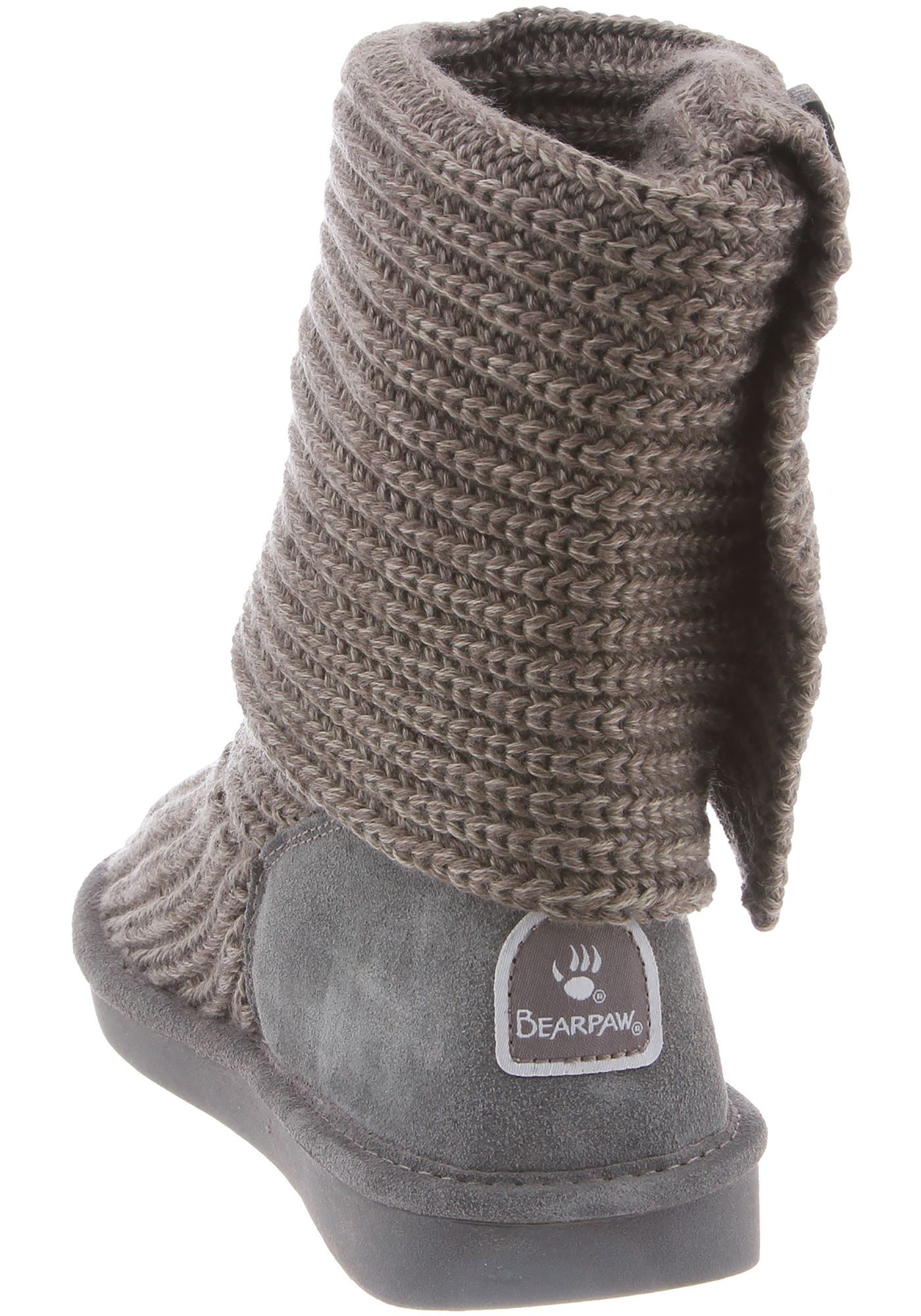 Bearpaw women's knit tall fold over boot best sale