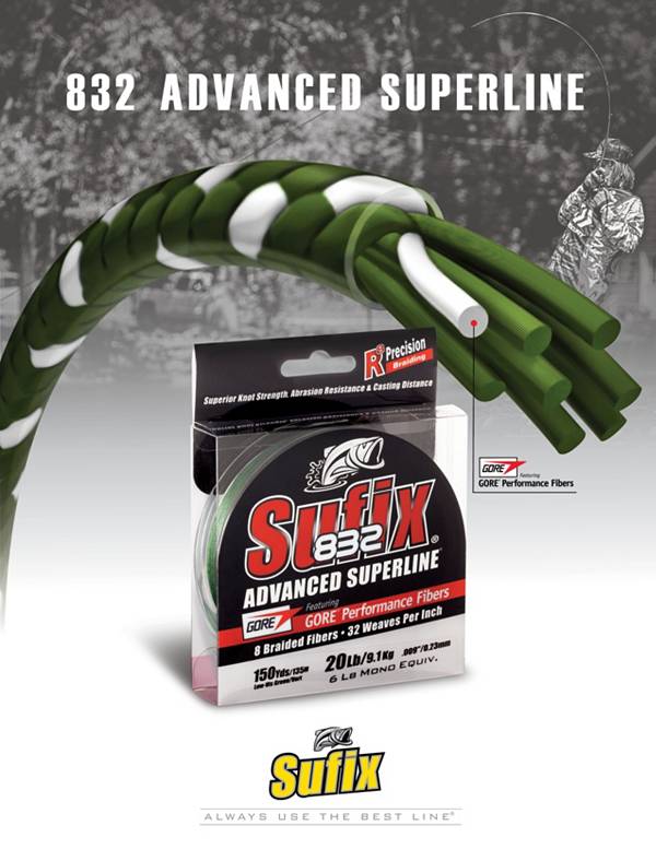 Dick's Sporting Goods Sufix Performance Lead Core Braided Fishing