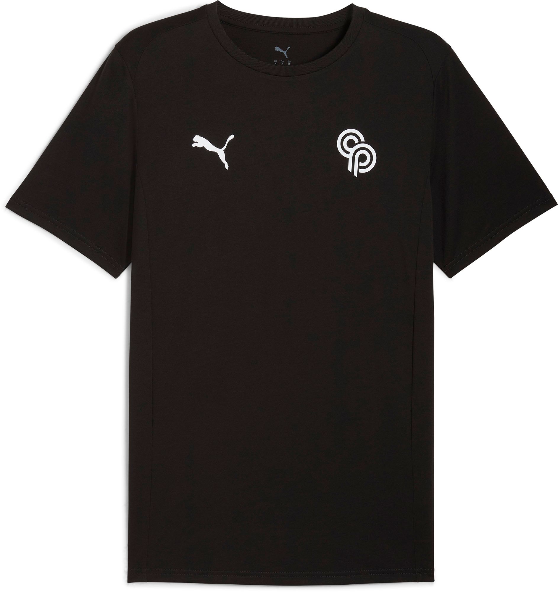 PUMA Men's CP Player Program Black Graphic Short Sleeve T-Shirt product image