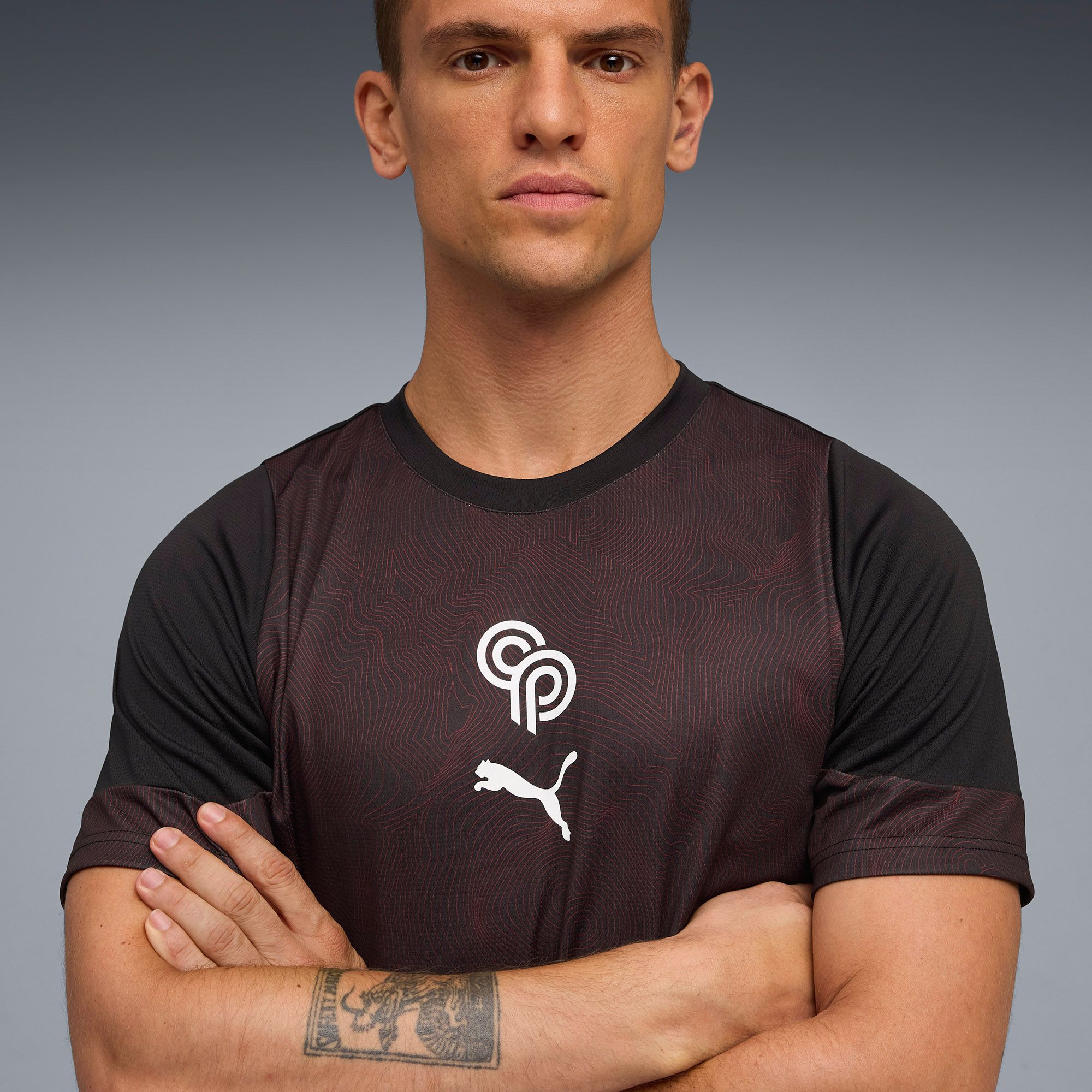 PUMA Men's Player Program Christian Pulisic Black Graphic Jersey product image