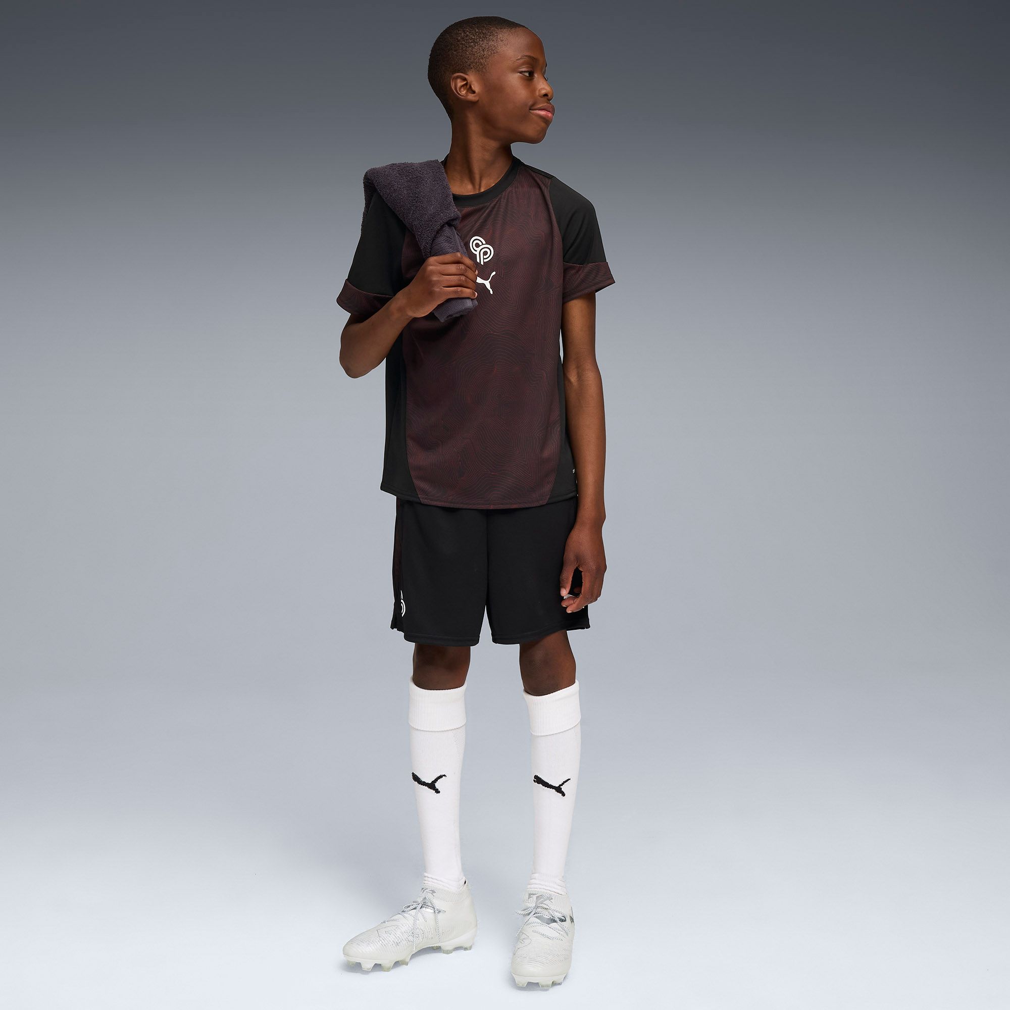 PUMA Youth Player Program Christian Pulisic Black Graphic Jersey product image