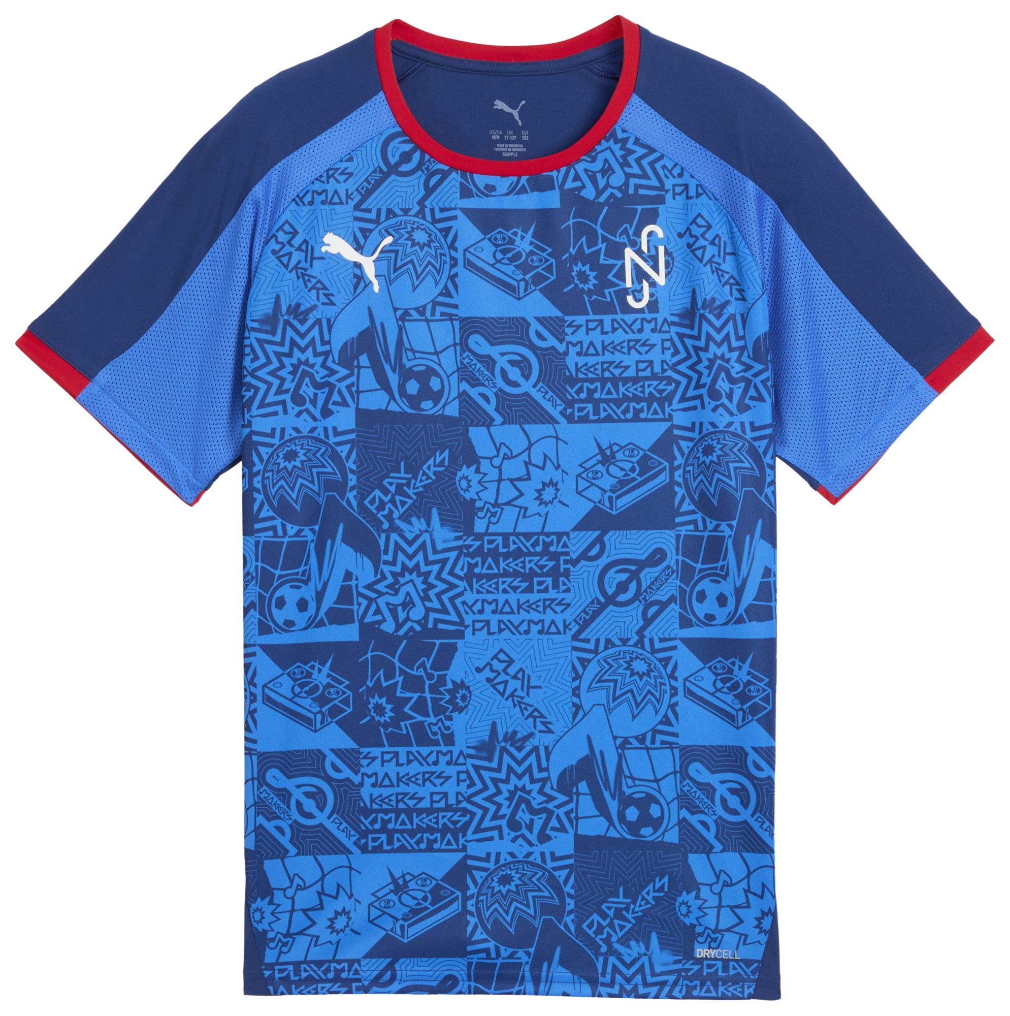 PUMA Youth Neymar Jr. Blue Graphic Jersey product image