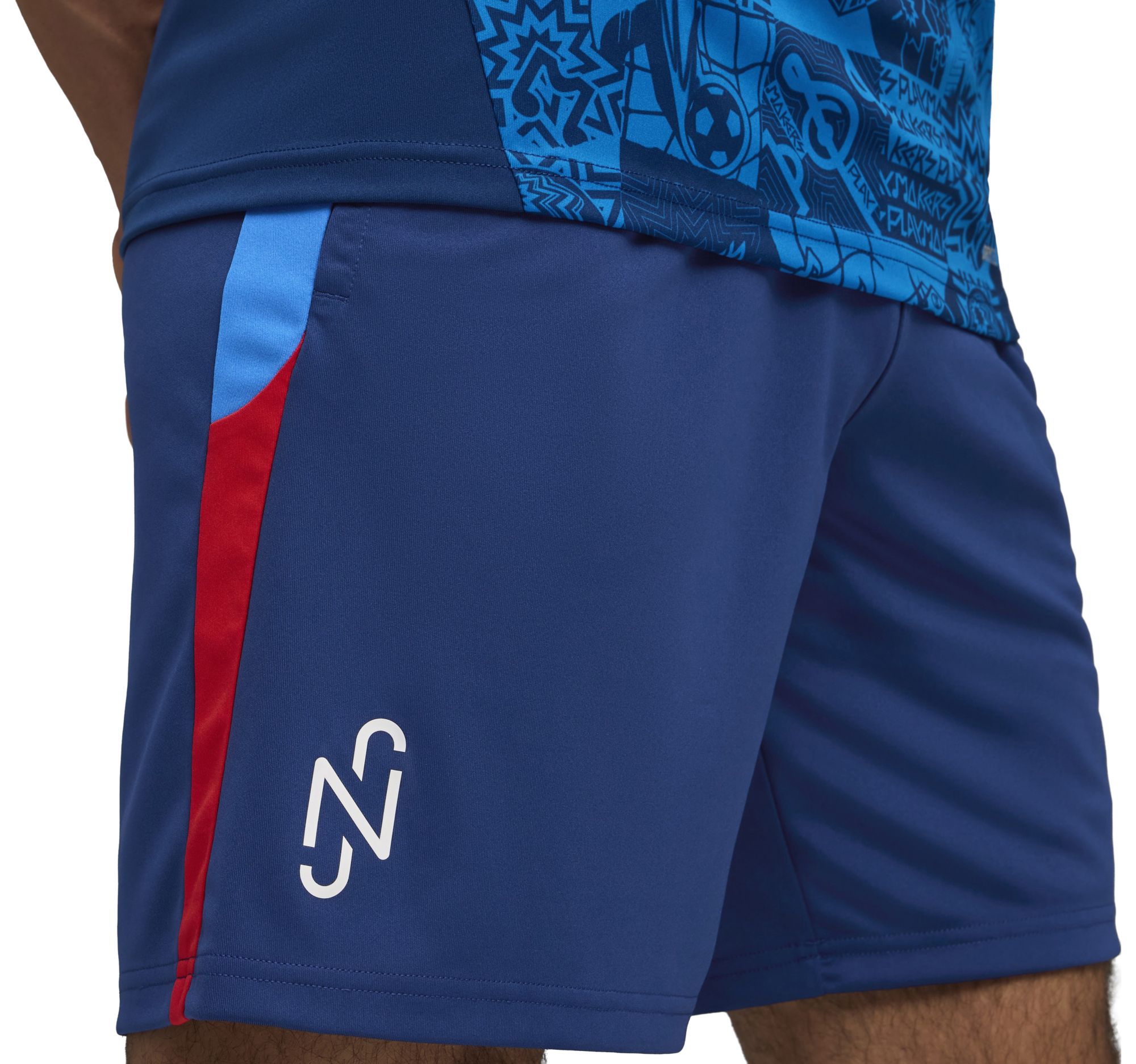 PUMA Adult Neymar Jr. Blue Graphic Shorts product image