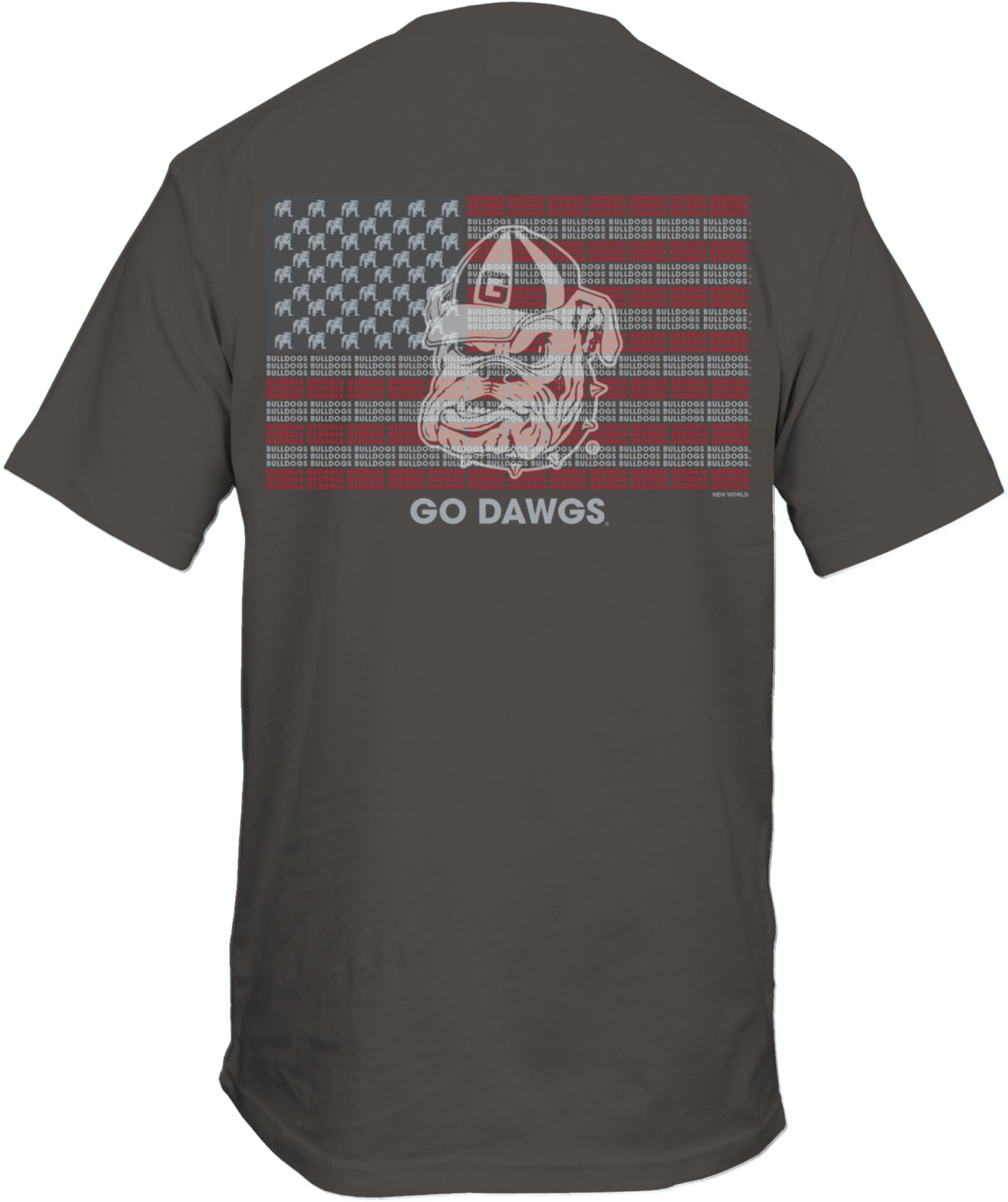 New World Graphics Men's Georgia Bulldogs Pepper Repeat Flag T-Shirt product image
