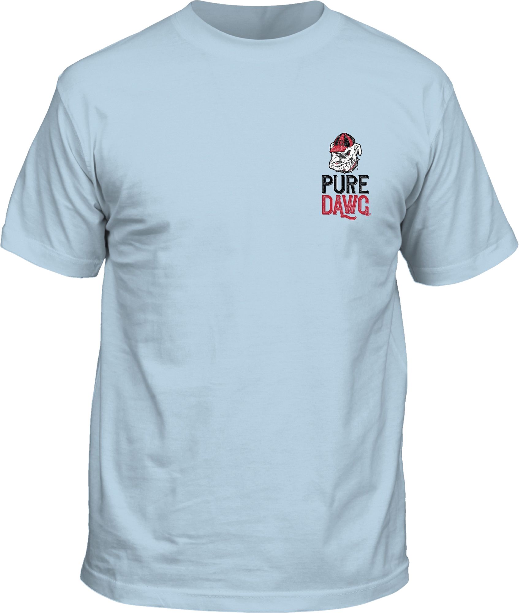 New World Graphics Adult Georgia Bulldogs Americana Light Blue T-Shirt product image