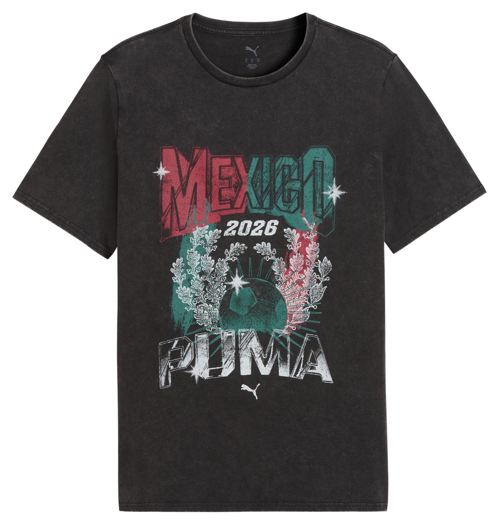 PUMA Adult Mexico Black 2026 90's Bespoke T-Shirt product image