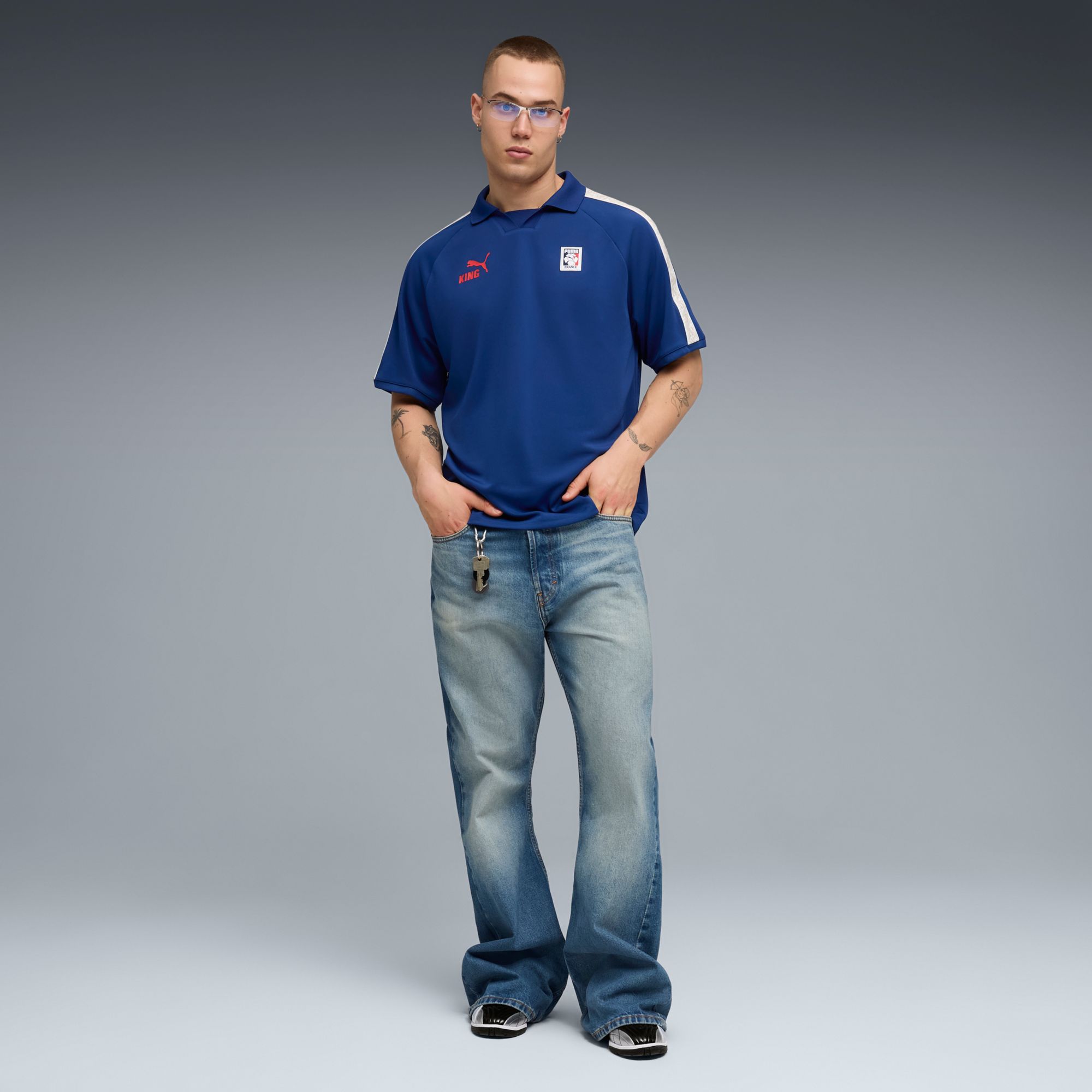 PUMA Adult France KING 2026 Throwback Jersey product image
