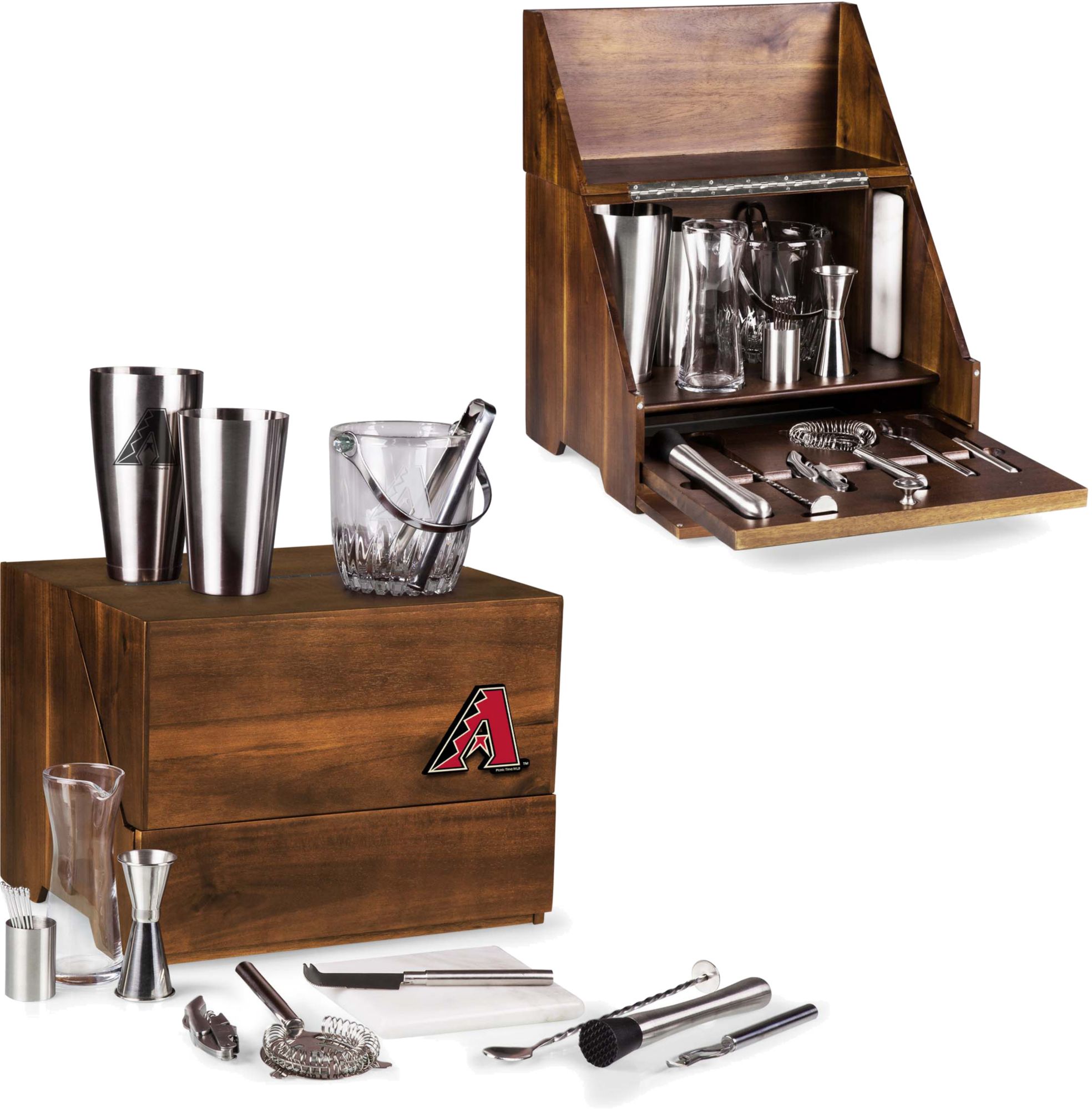 Picnic Time Arizona Diamondbacks Madison Tabletop Bar Tool Set