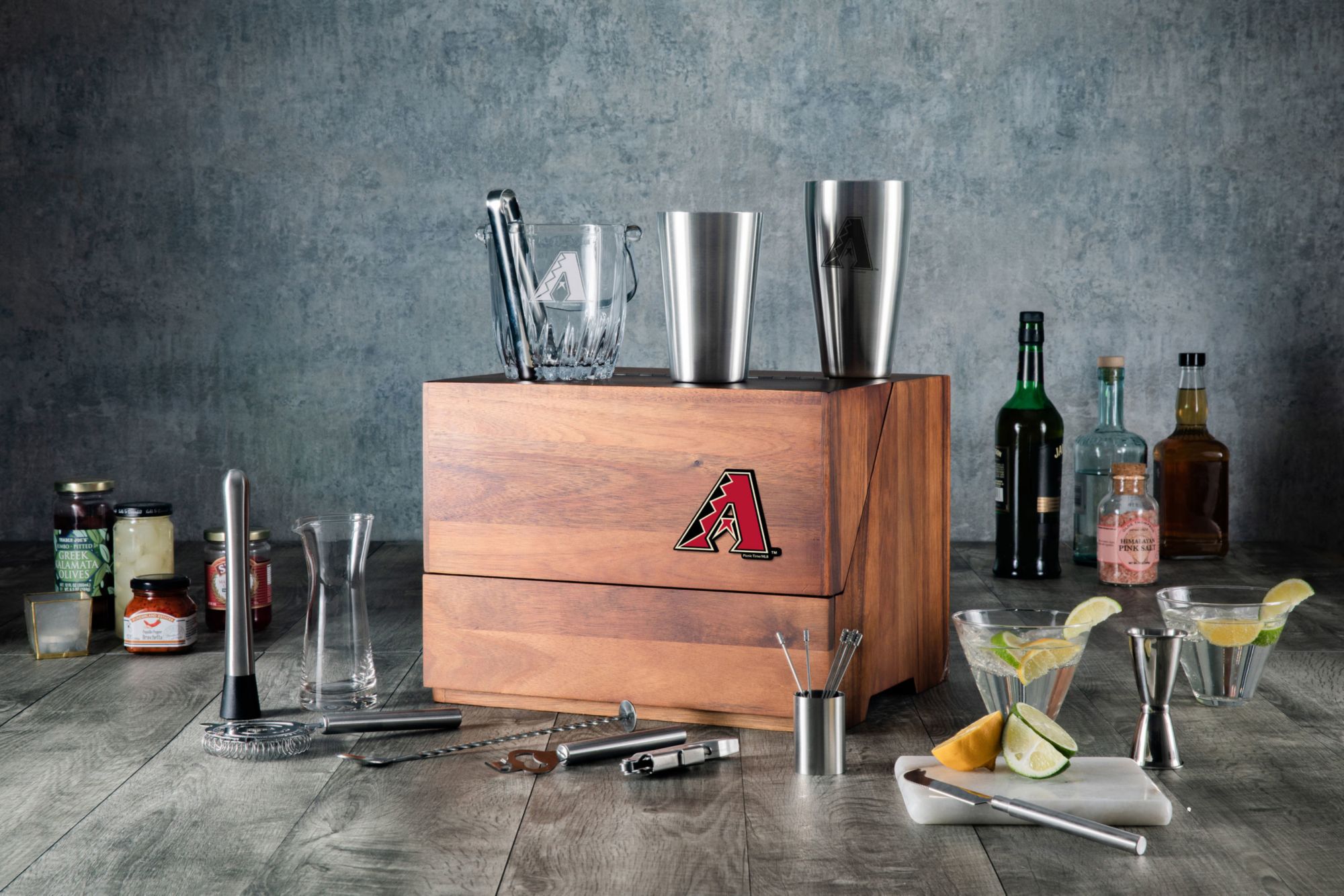 Picnic Time Arizona Diamondbacks Madison Tabletop Bar Tool Set