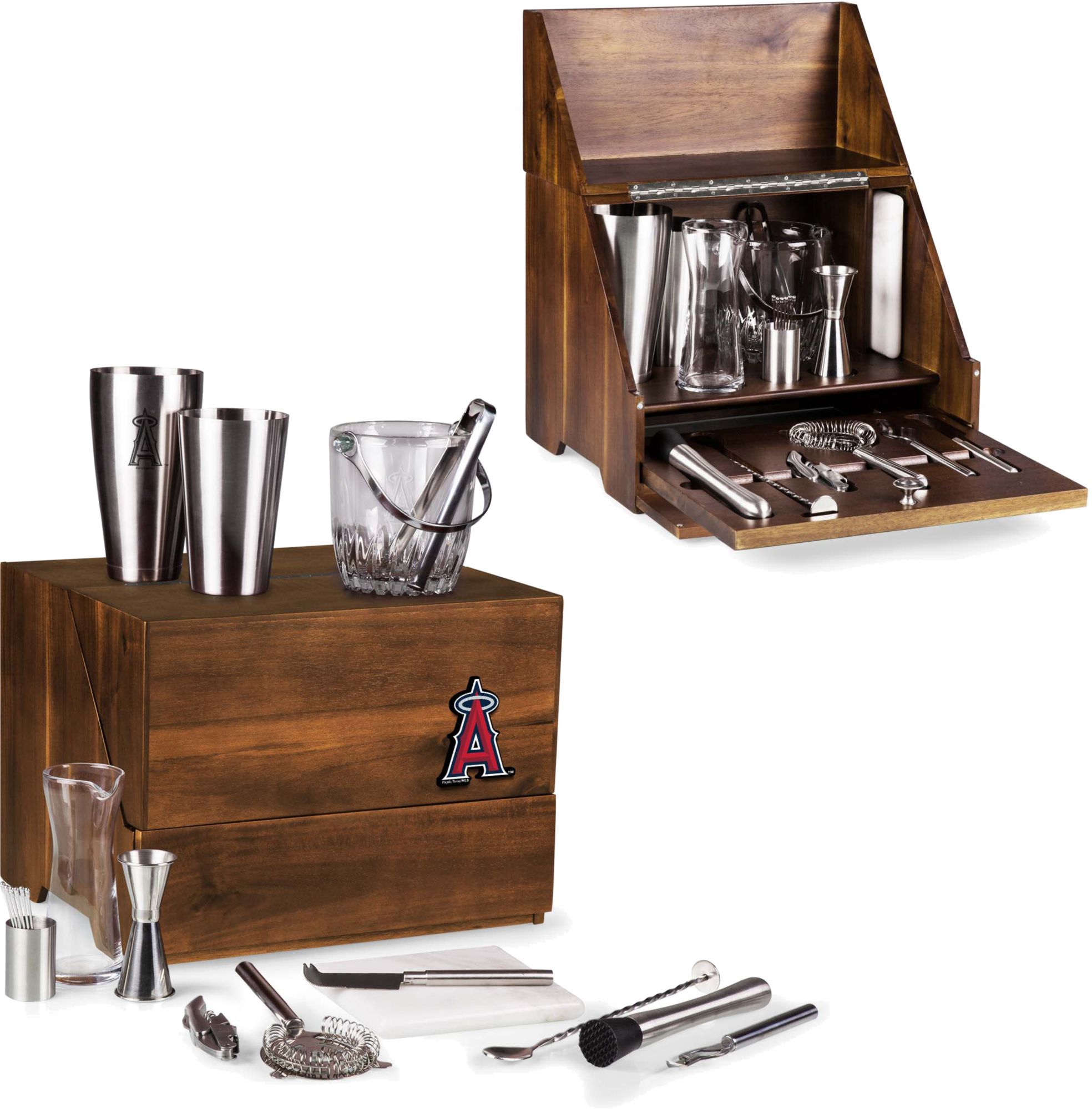 Picnic Time Los Angeles Angels Madison Tabletop Bar Tool Set product image