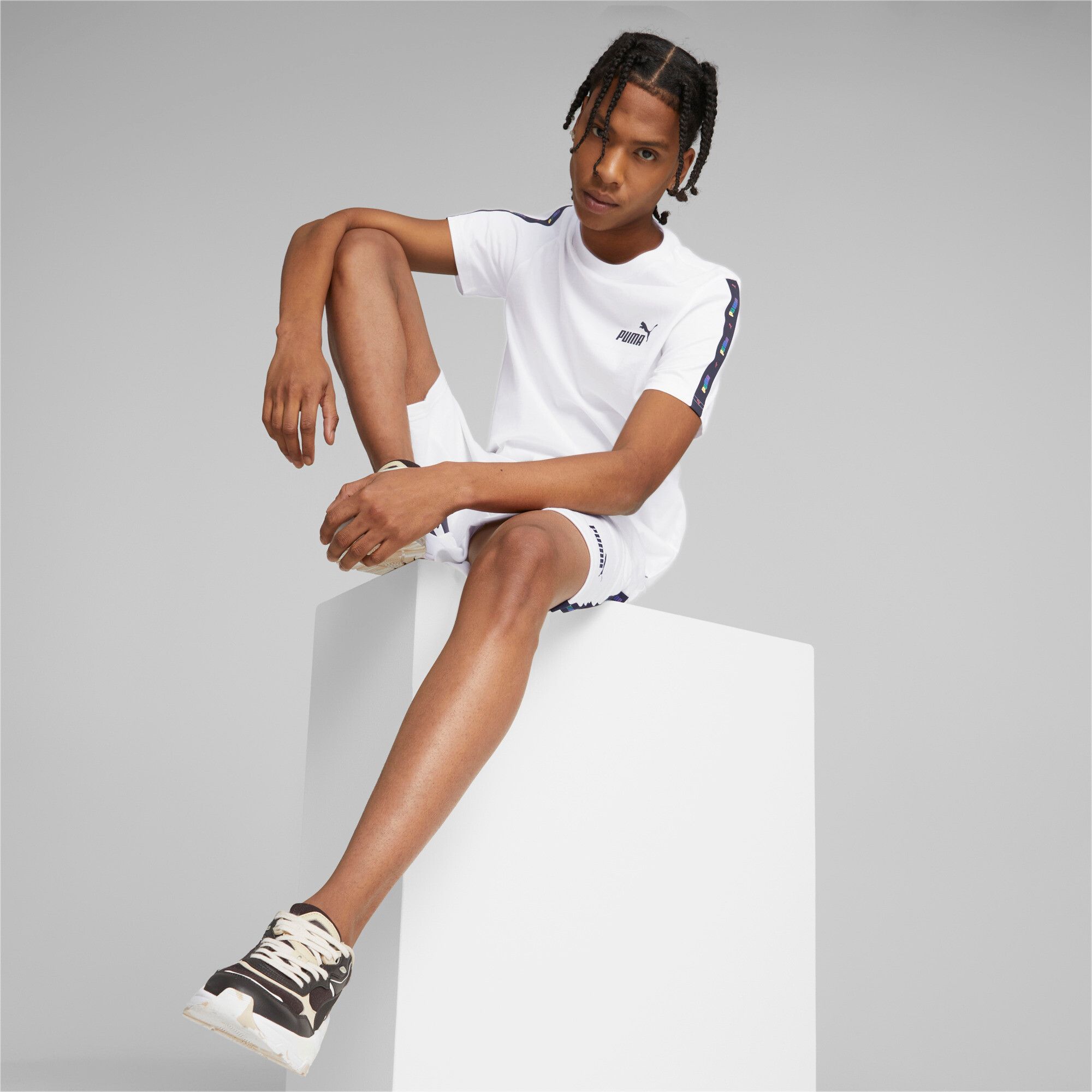 PUMA Men's Essentials Tape Love Is Love Tee product image