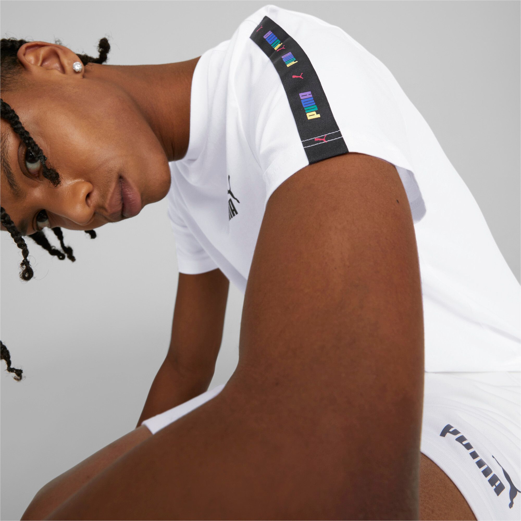 PUMA Men's Essentials Tape Love Is Love Tee product image