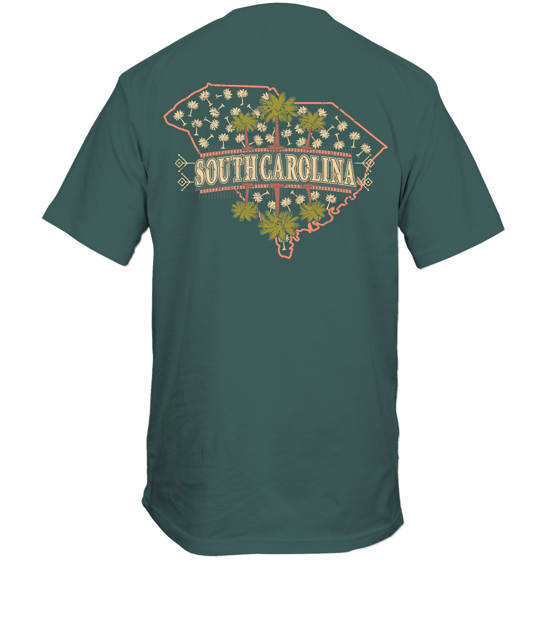 New World Graphics Men's South Carolina Green Palmetto T-Shirt product image
