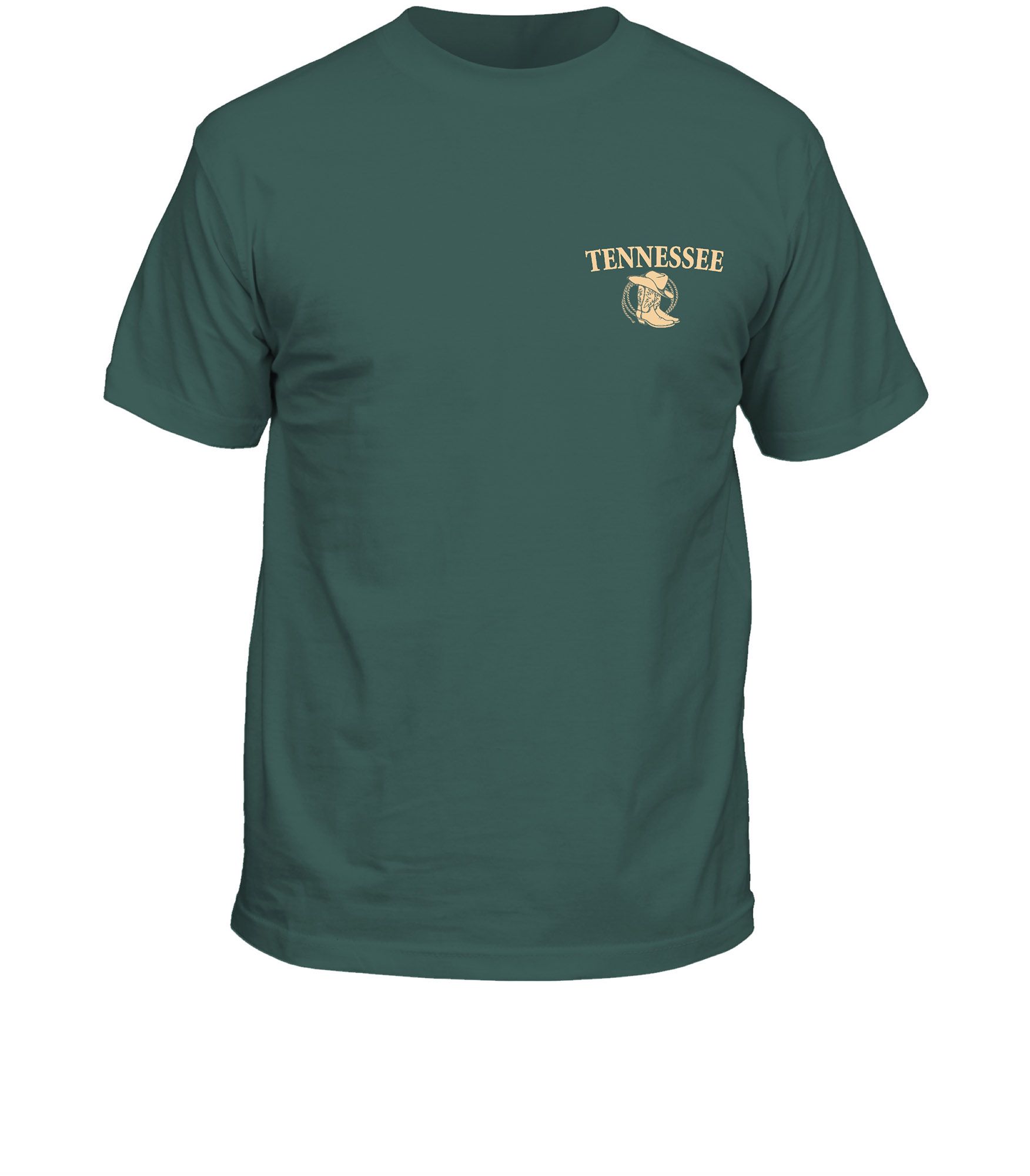 New World Graphics Men's Tennessee Green Music T-Shirt product image