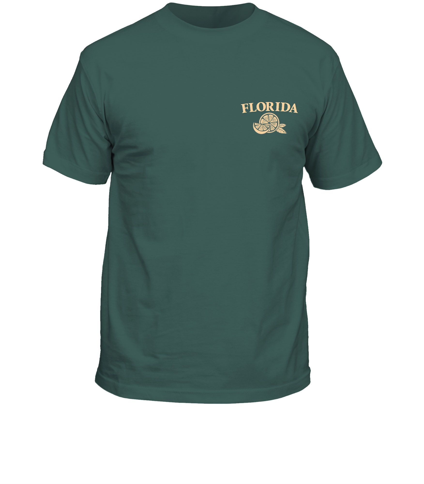 New World Graphics Men's Florida Green Oranges T-Shirt product image