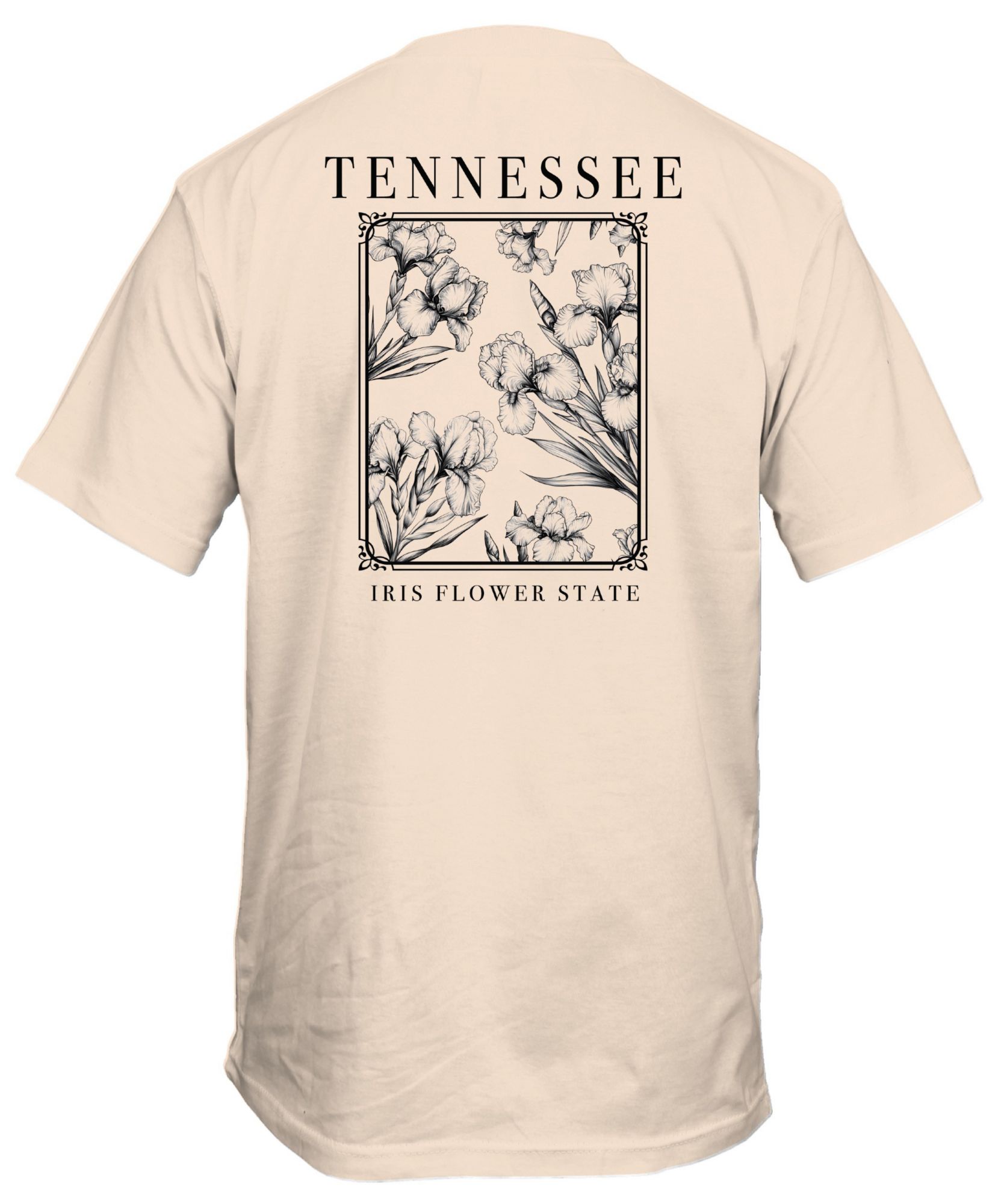 New World Graphics Men's Tennessee Cream Flowers T-Shirt product image