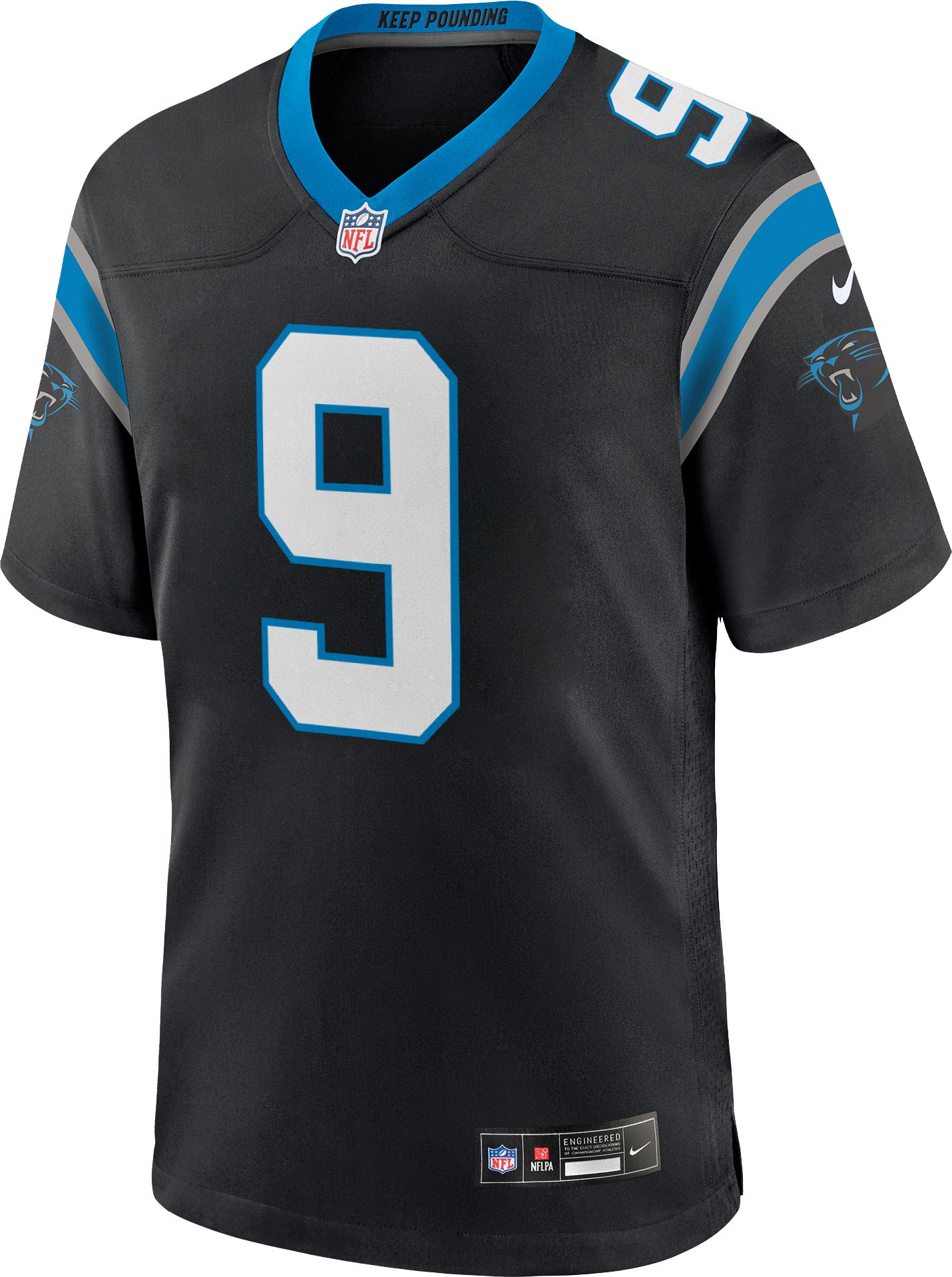 Nike Men's Carolina Panthers Bryce Young Black Game Jersey product image