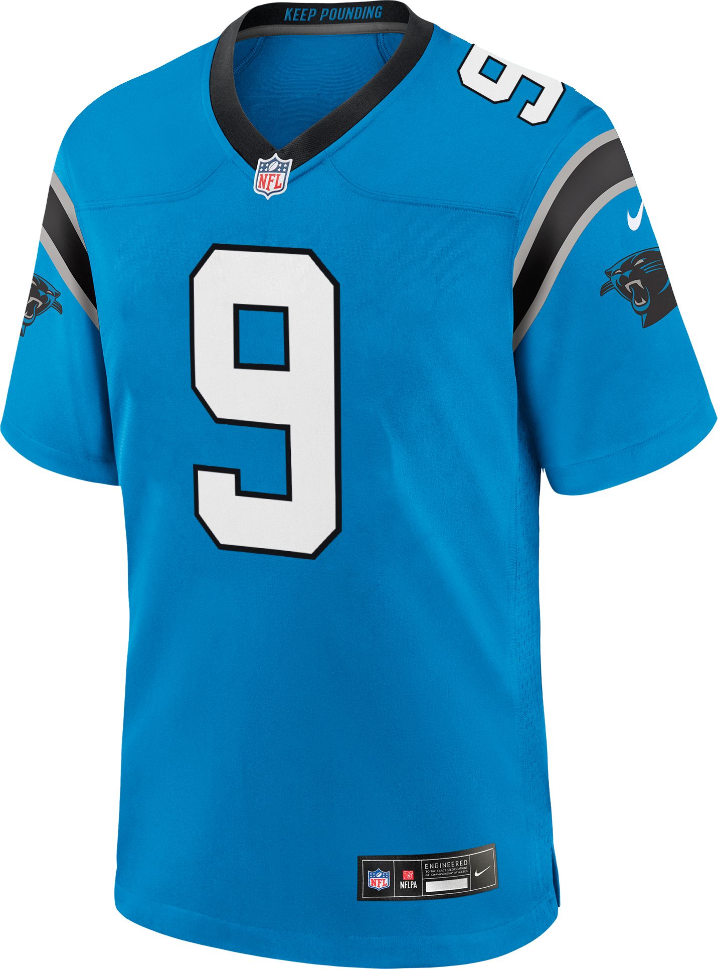 Nike Men's Carolina Panthers Bryce Young Alternate Blue Game Jersey product image