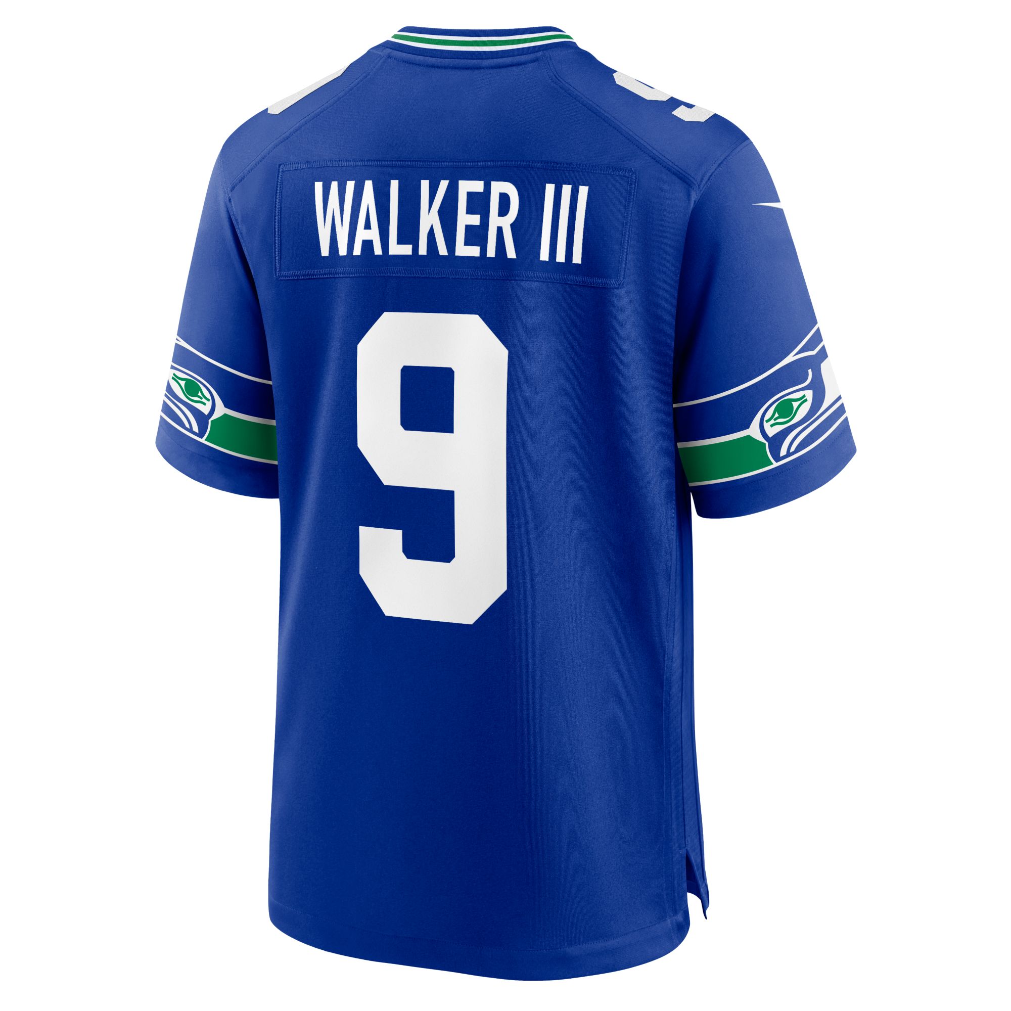 Nike Men's Seattle Seahawks Kenneth Walker III #9 Alternate Royal Game Jersey product image