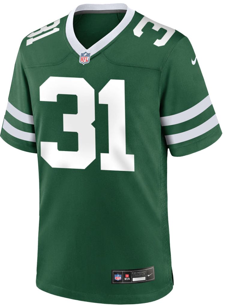 Nike Men's New York Jets David Bailey #31 Green Home Game Jersey product image