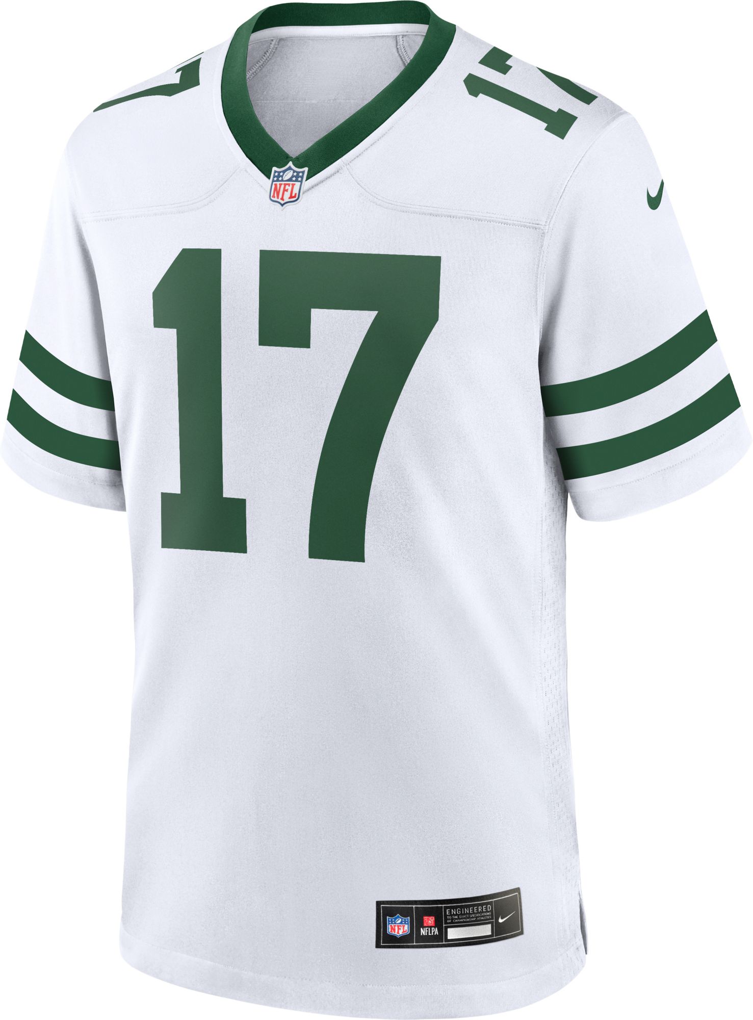 Nike Men's New York Jets Garrett Wilson #17 Alternate White Game Jersey product image