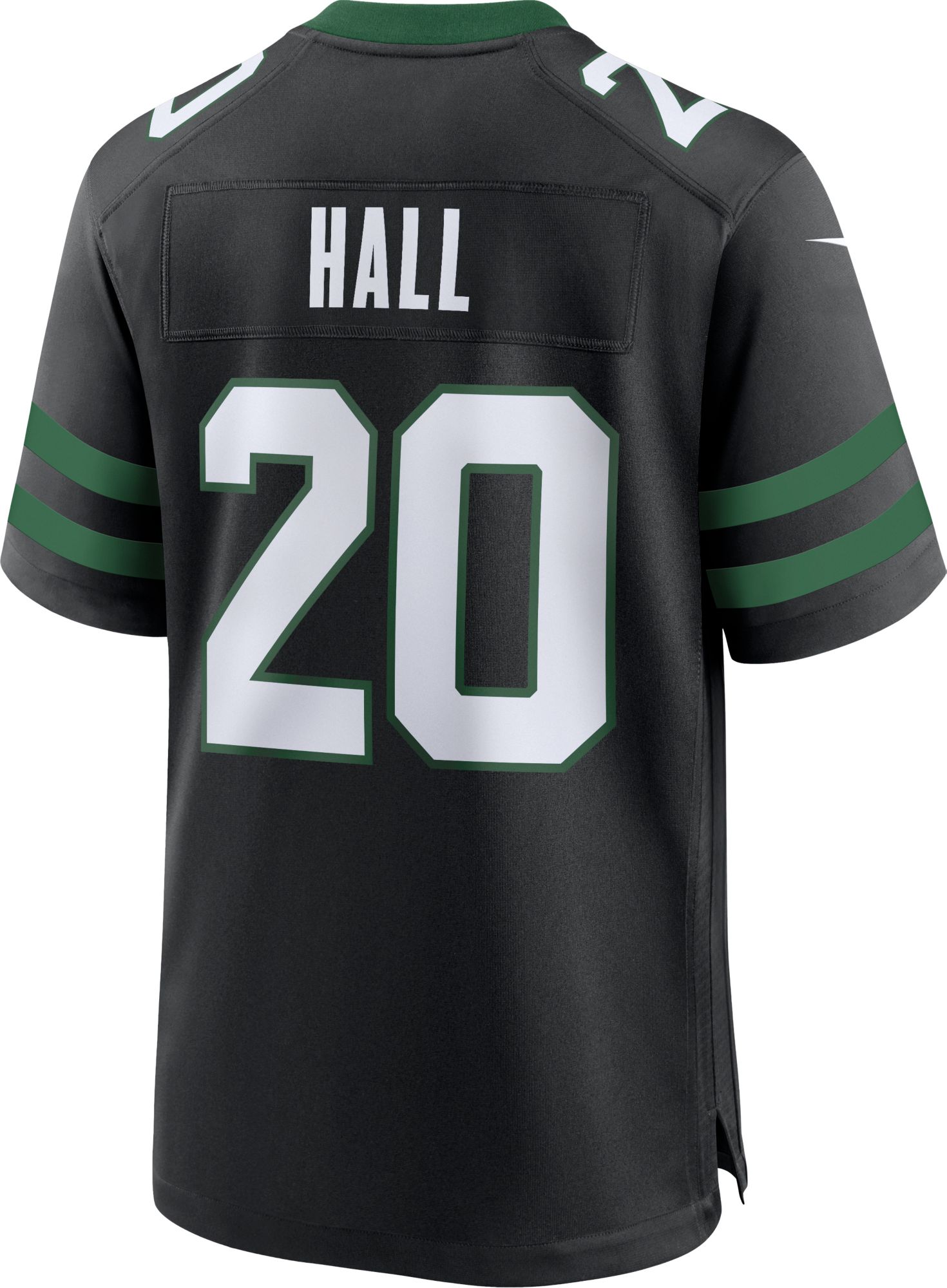Nike Men's New York Jets Breece Hall #20 Alternate Black Game Jersey product image